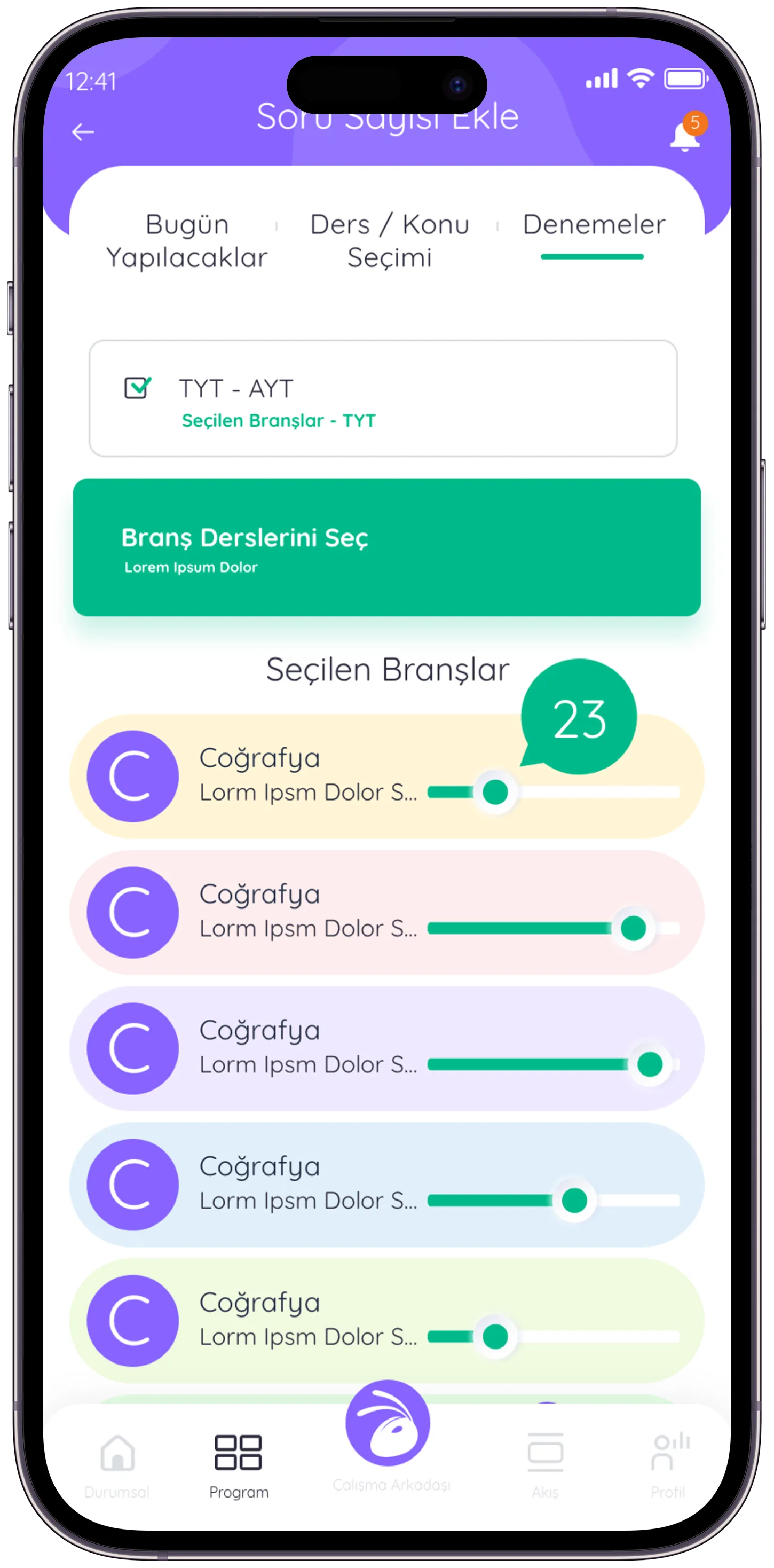 Determinant App — tasarım 32