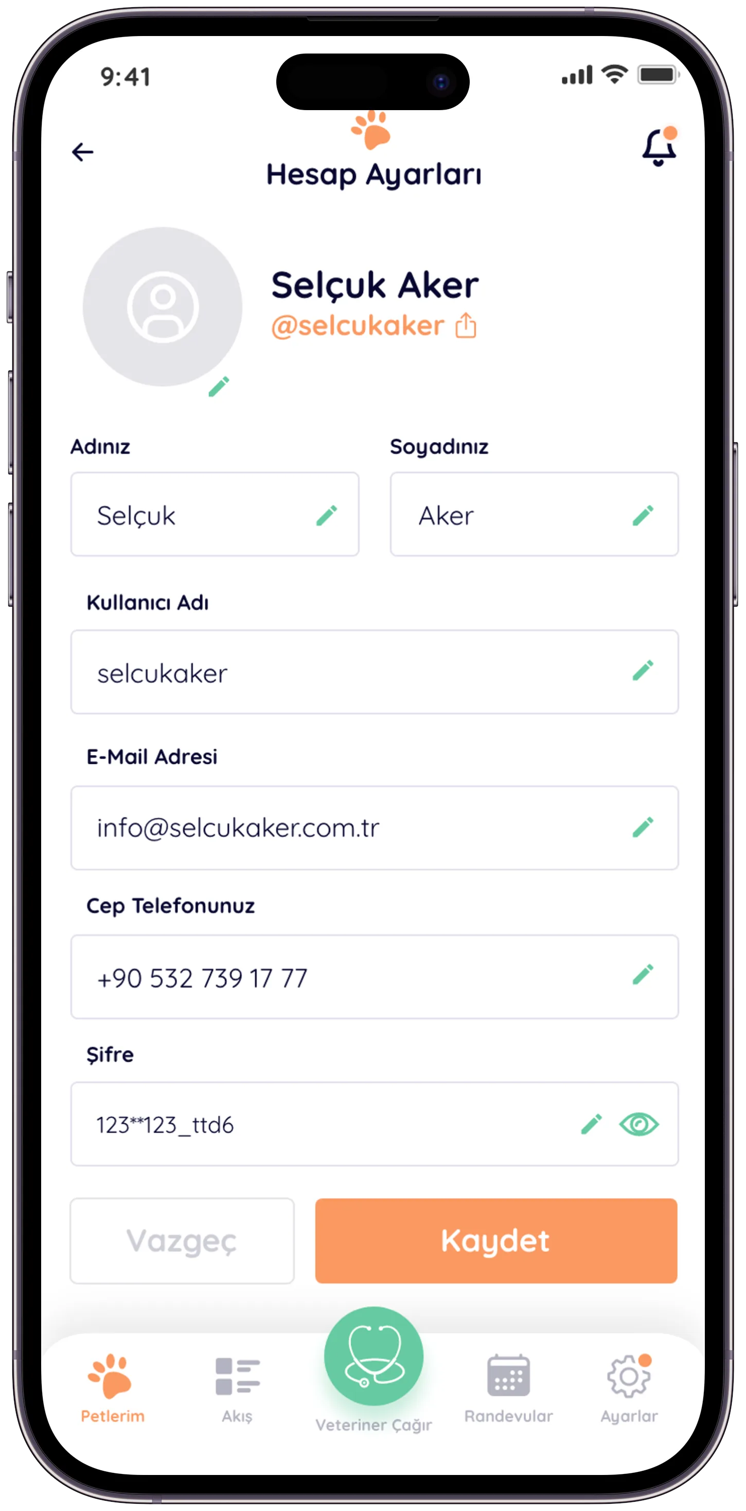 Pawla Pet App — tasarım 19