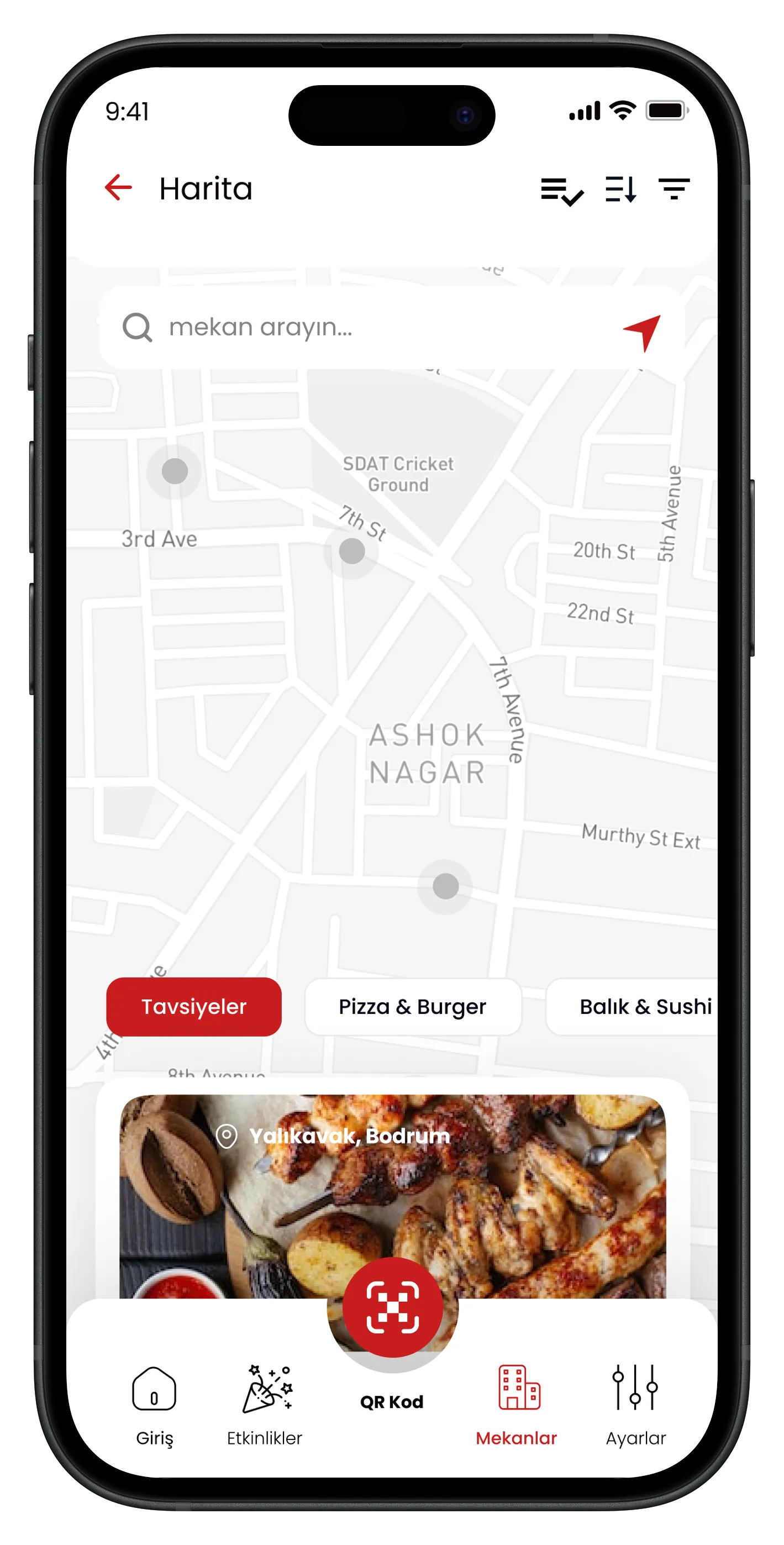 Food & Drink Discount App — tasarım 2