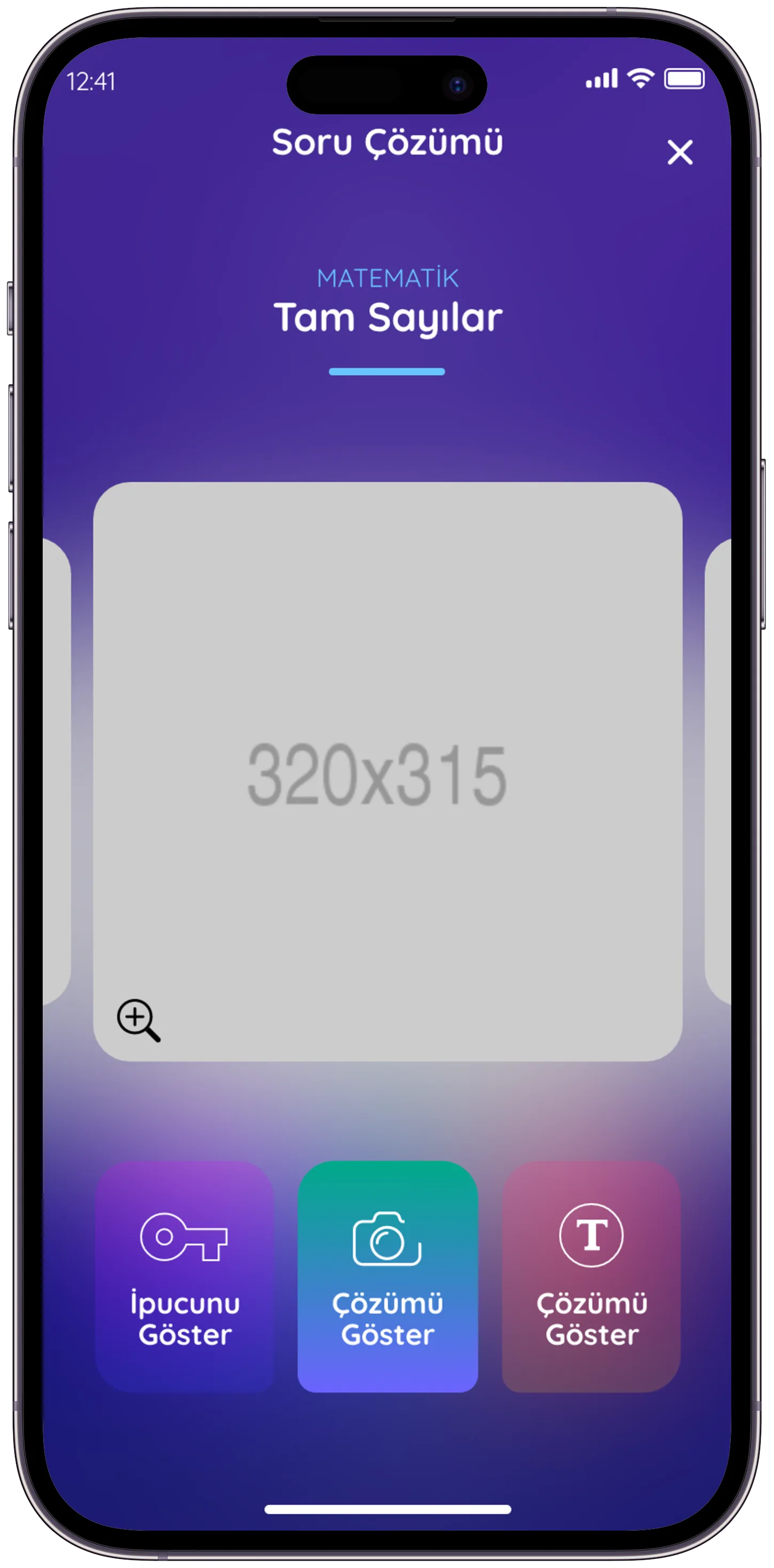 Soru Defteri Q&A App — tasarım 18