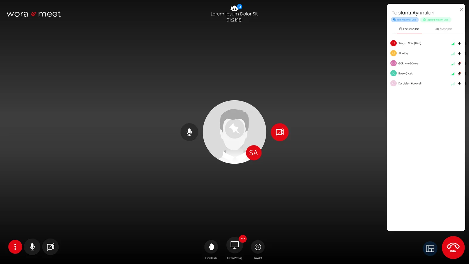 Wora Online Meet — tasarım 28