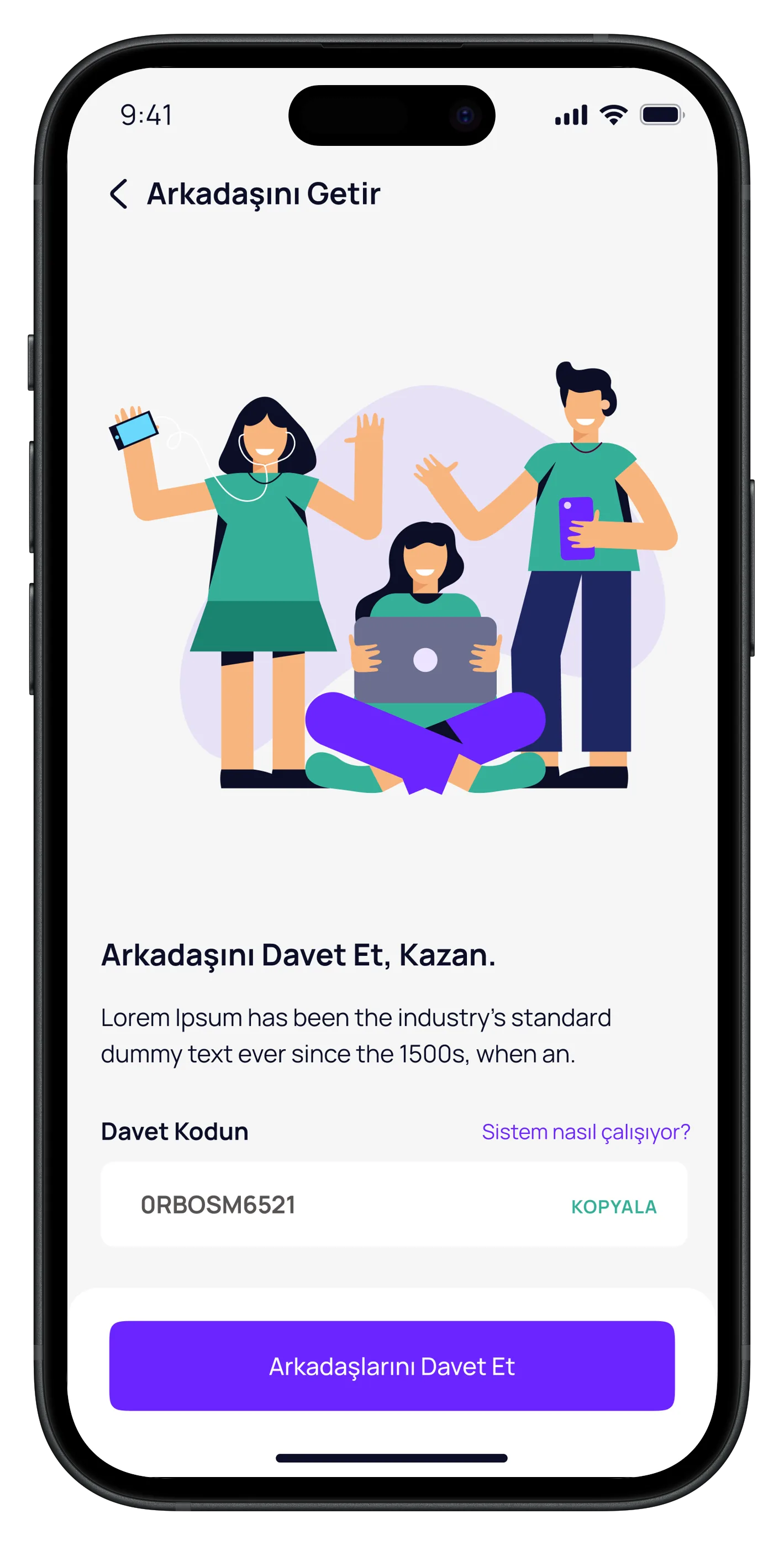 Question Based Education App — tasarım 12