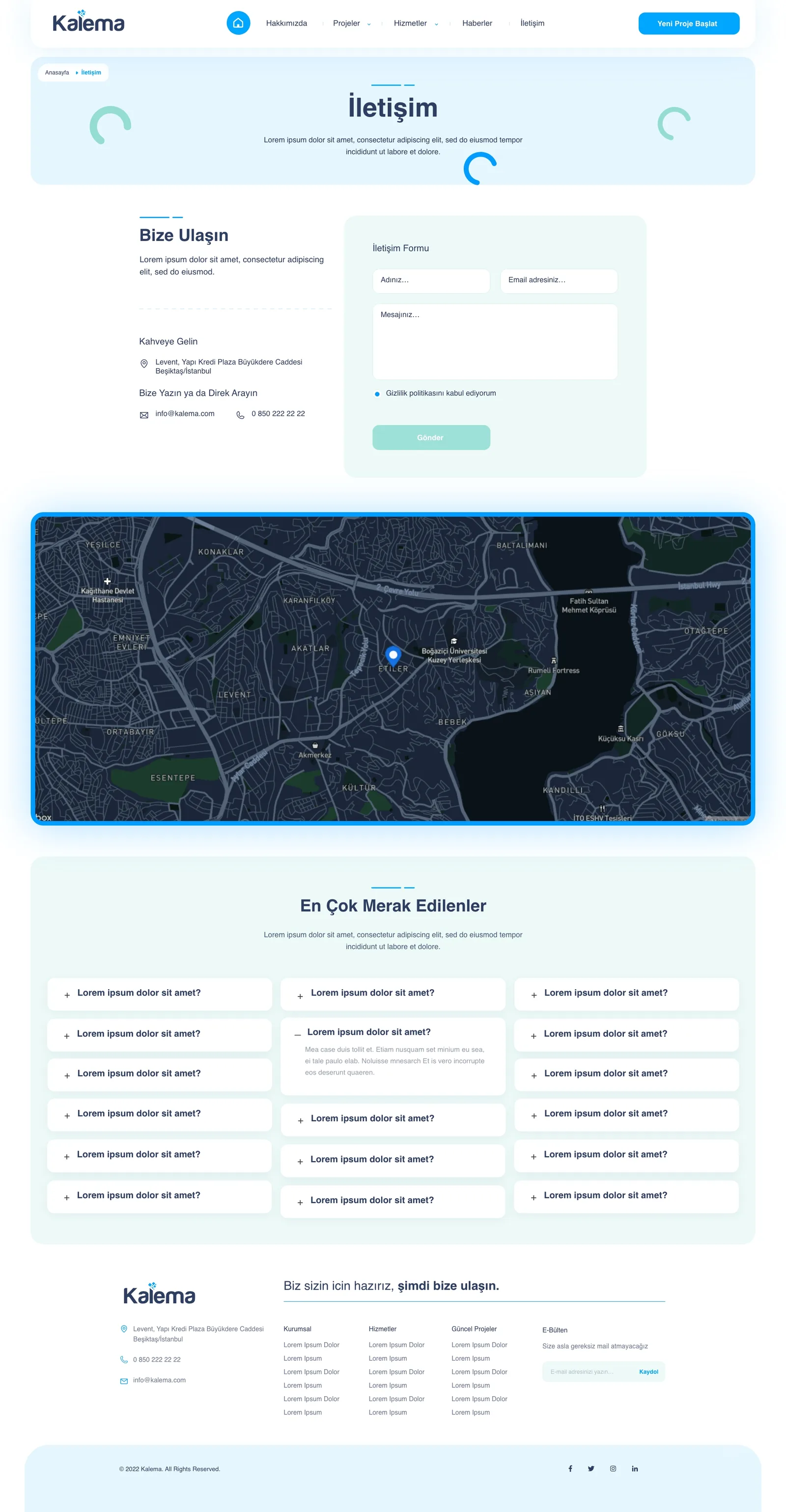Agency Website — tasarım 9