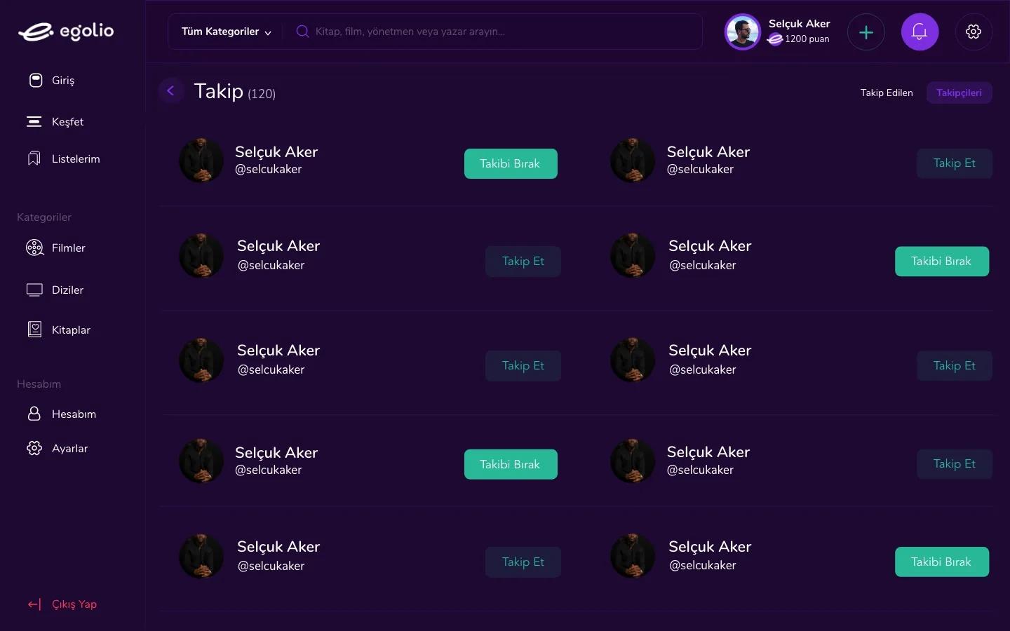 Movie Web App — tasarım 12