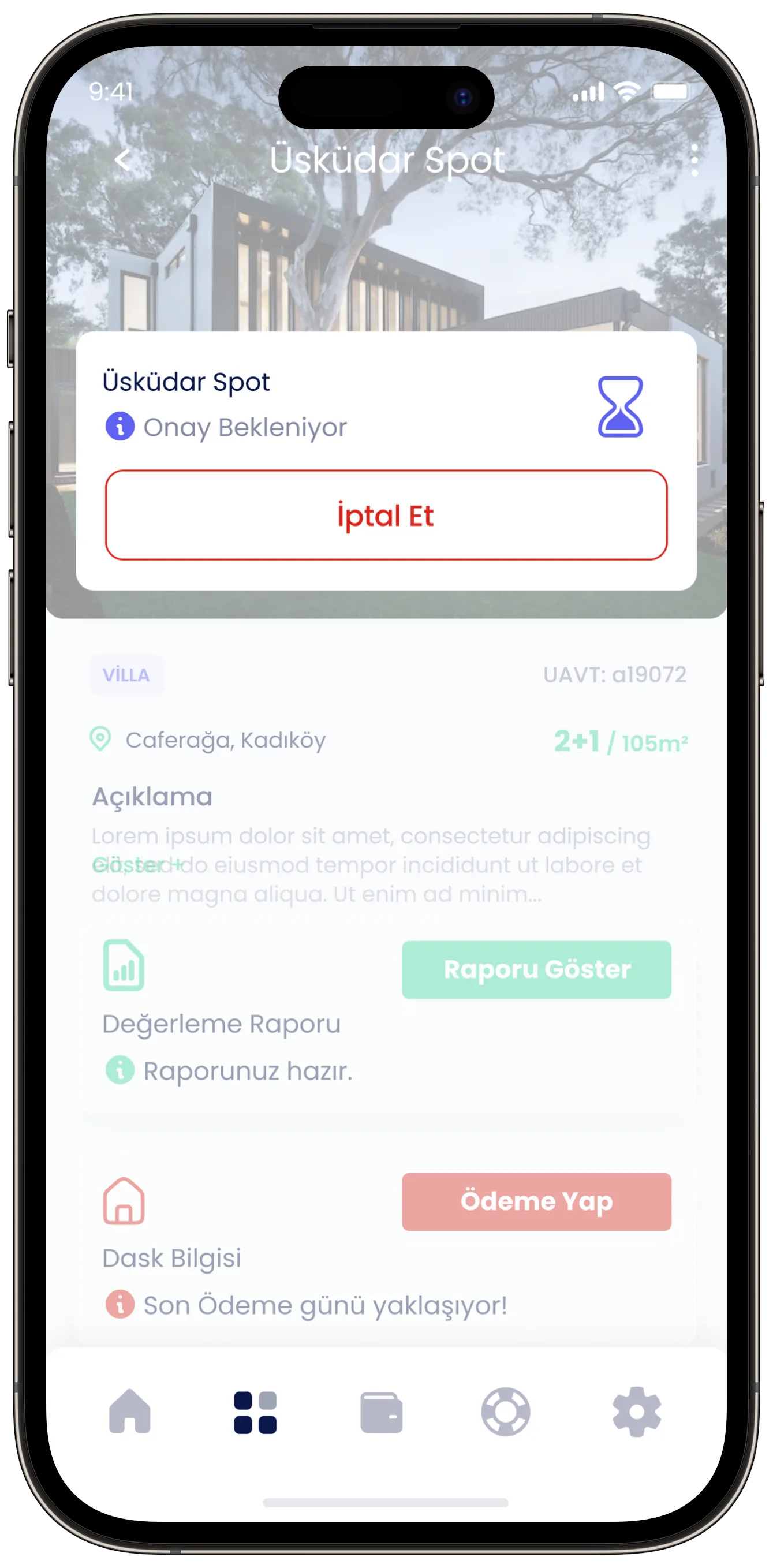 Real Estate App — tasarım 46