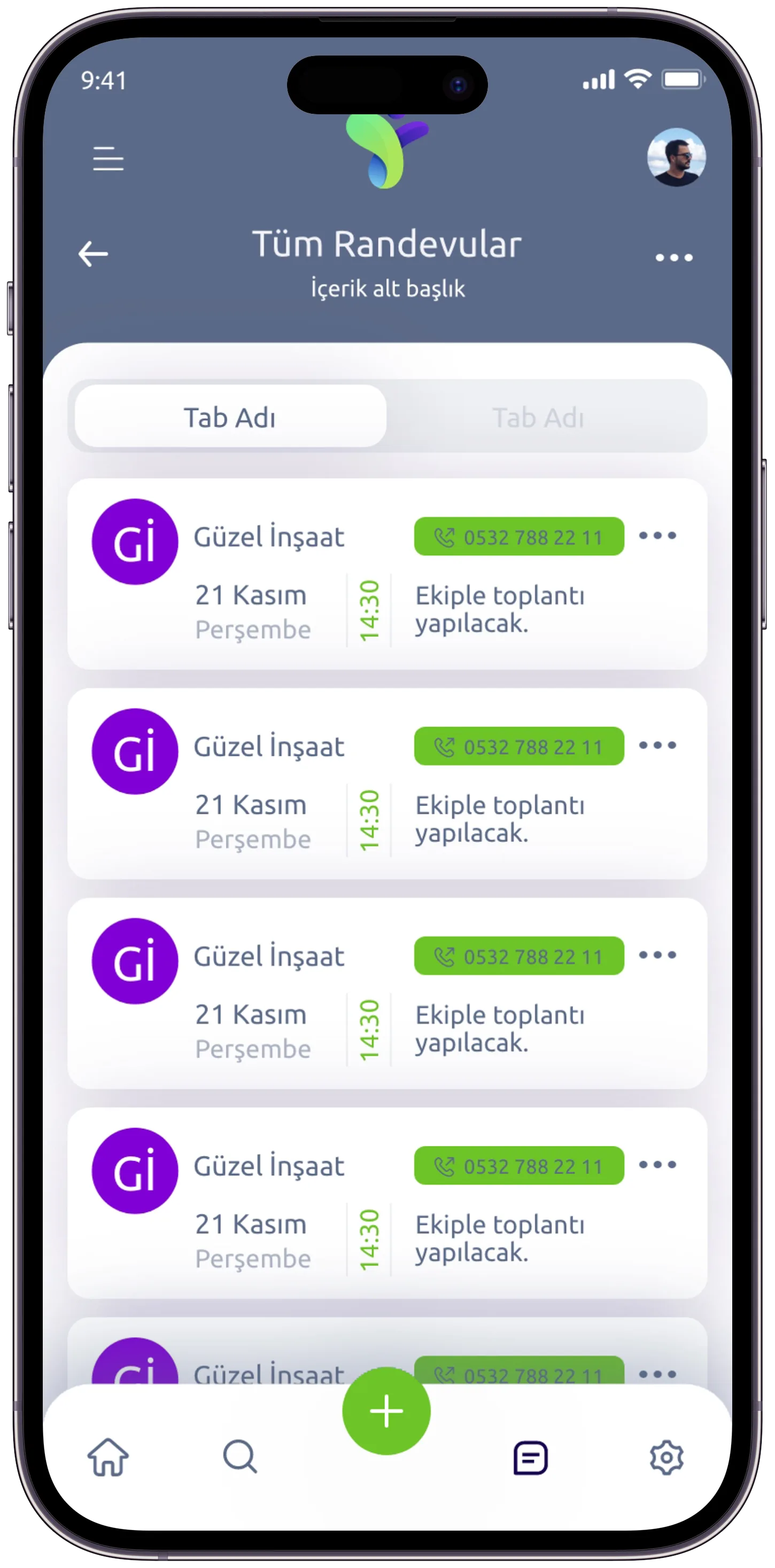 Patron Task App — tasarım 36