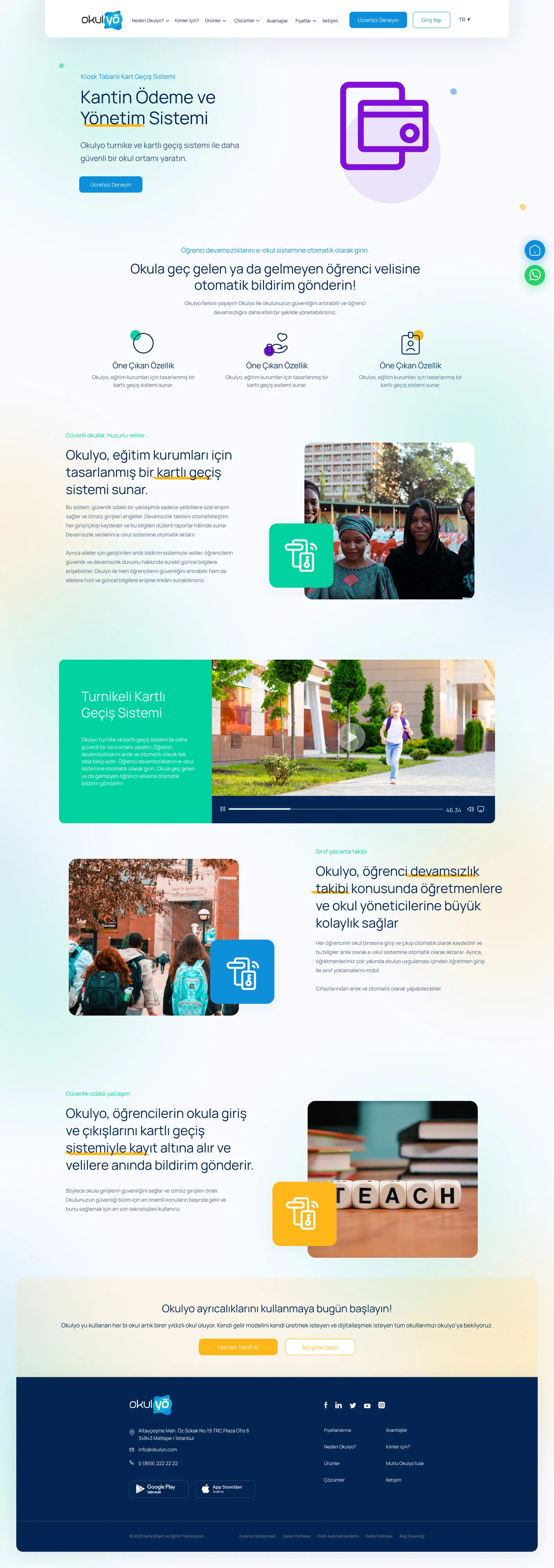 Okulyo Corporate Website — tasarım 15
