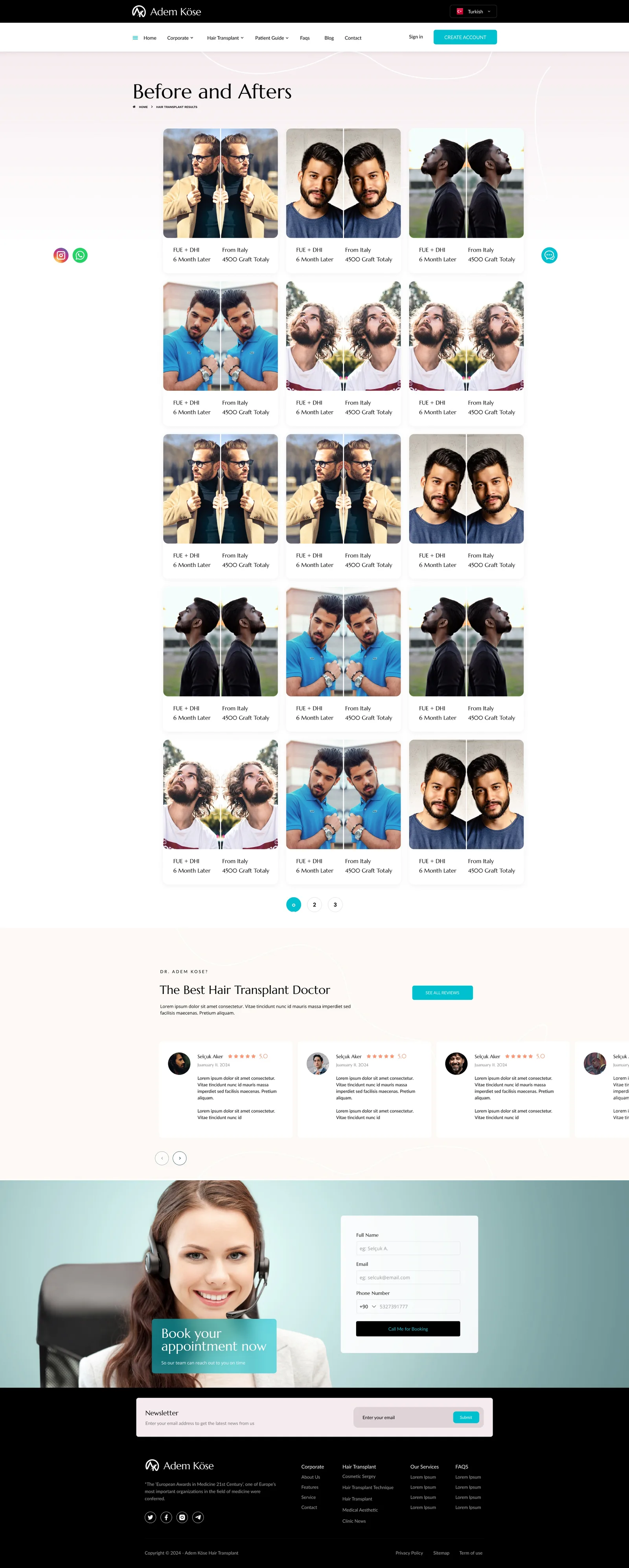 Adem Köse Hair Transplant — tasarım 11