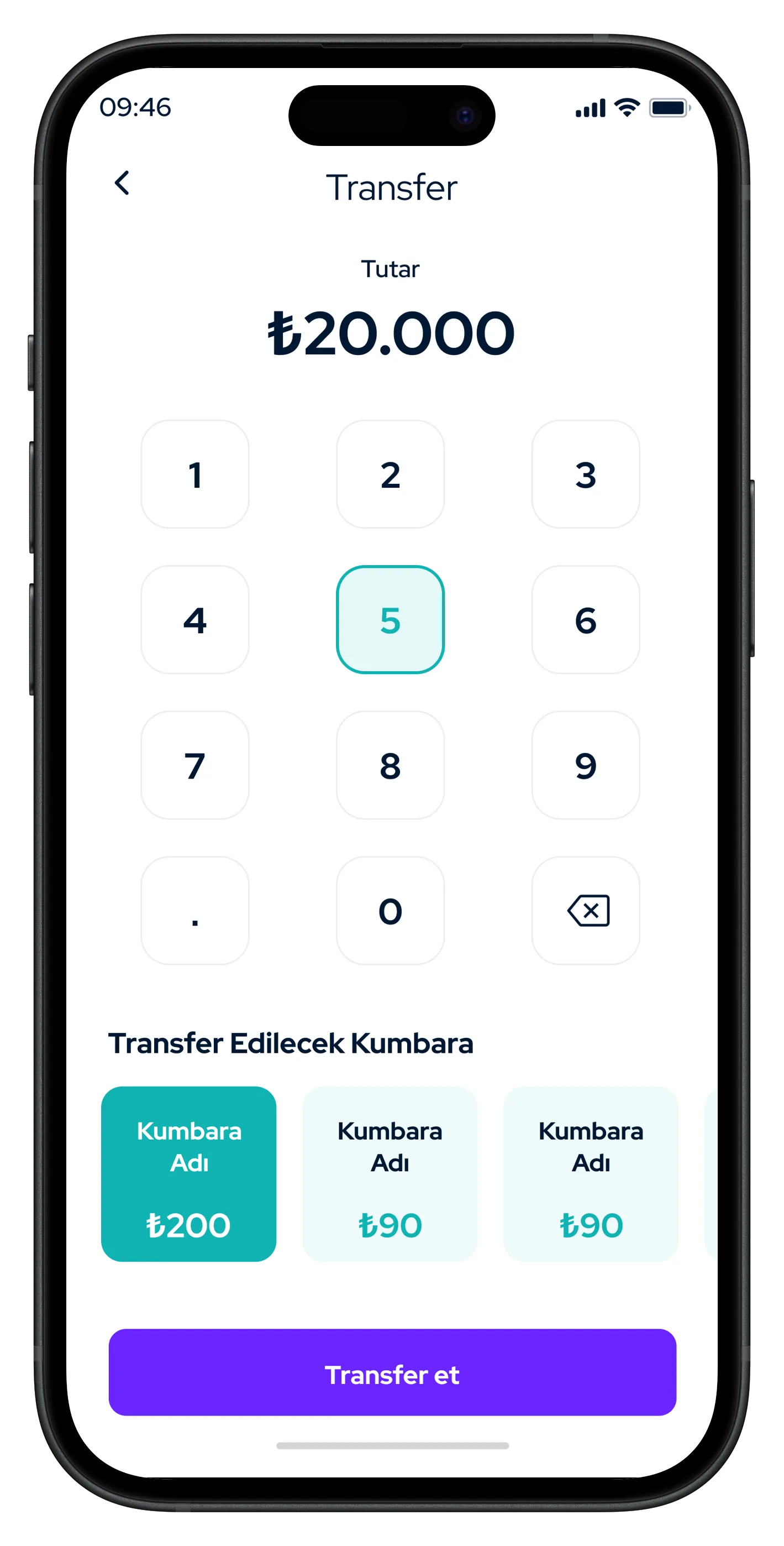 Parent & Child Finance Mobile App — tasarım 54