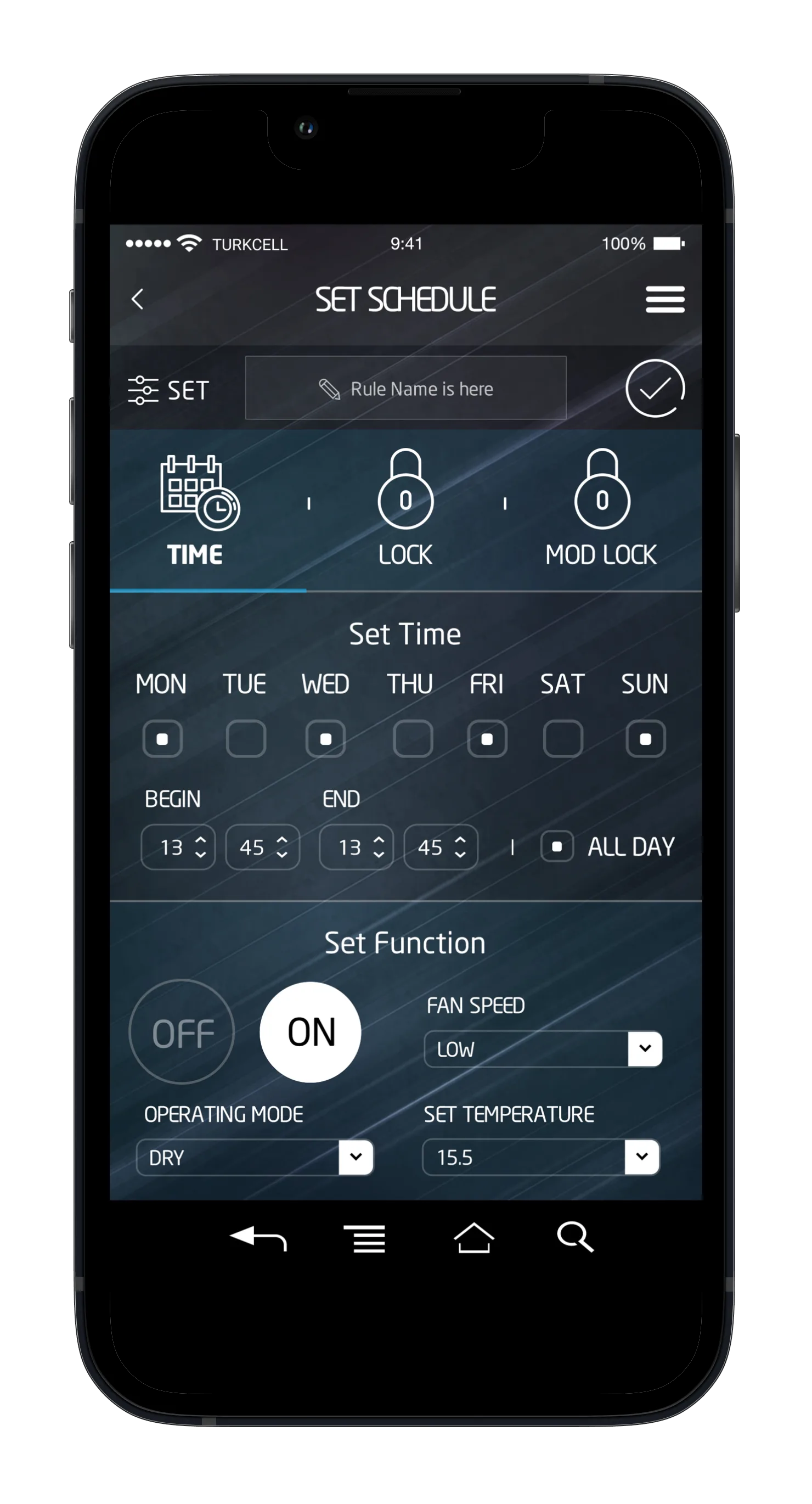 Smart Home App — tasarım 4
