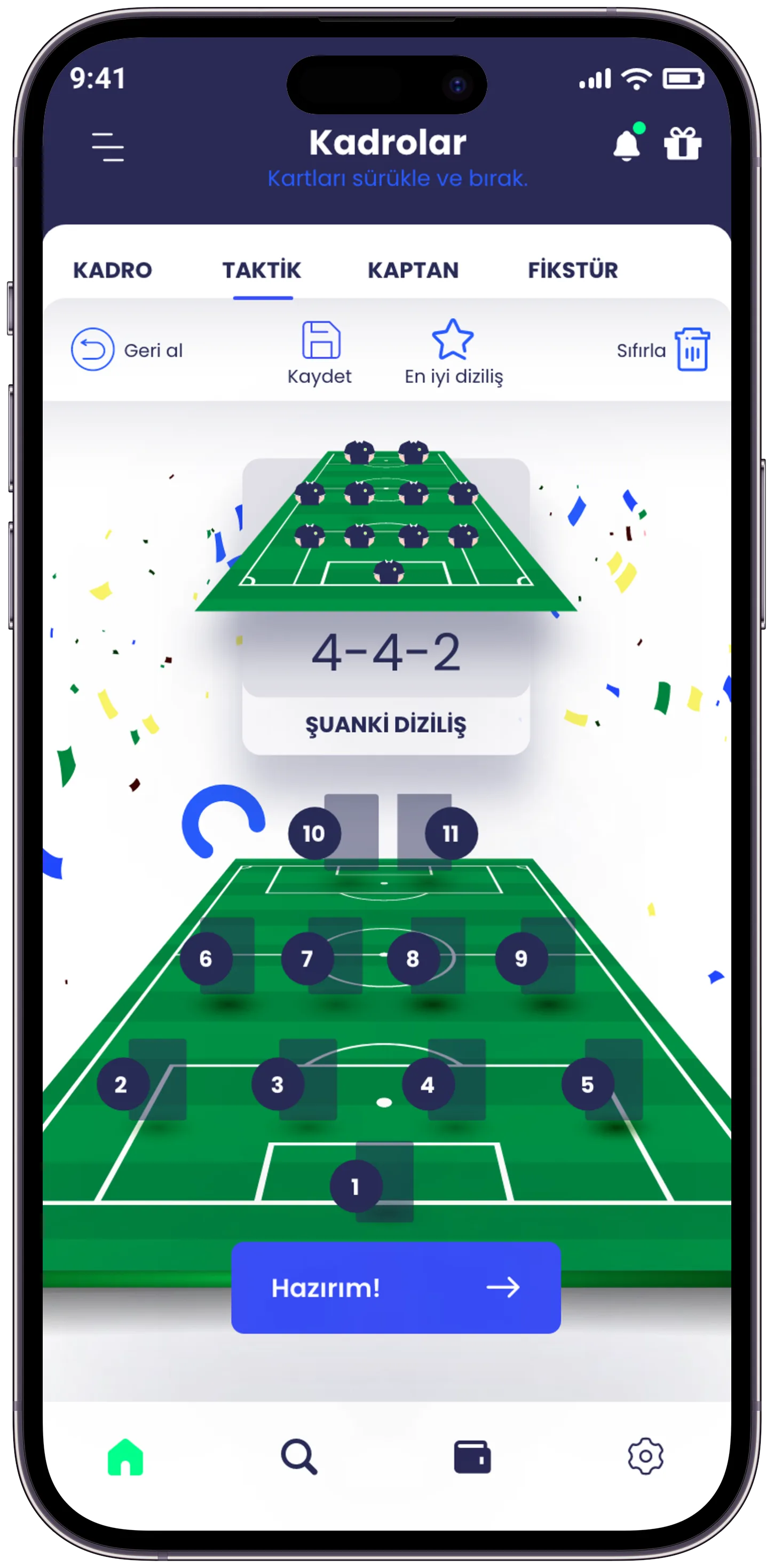 Scouthub Player App — tasarım 4