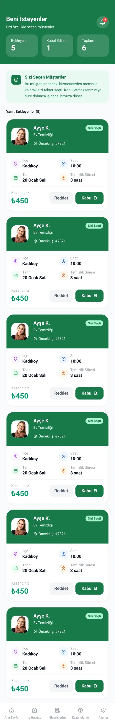 Clean Lab App — tasarım 16