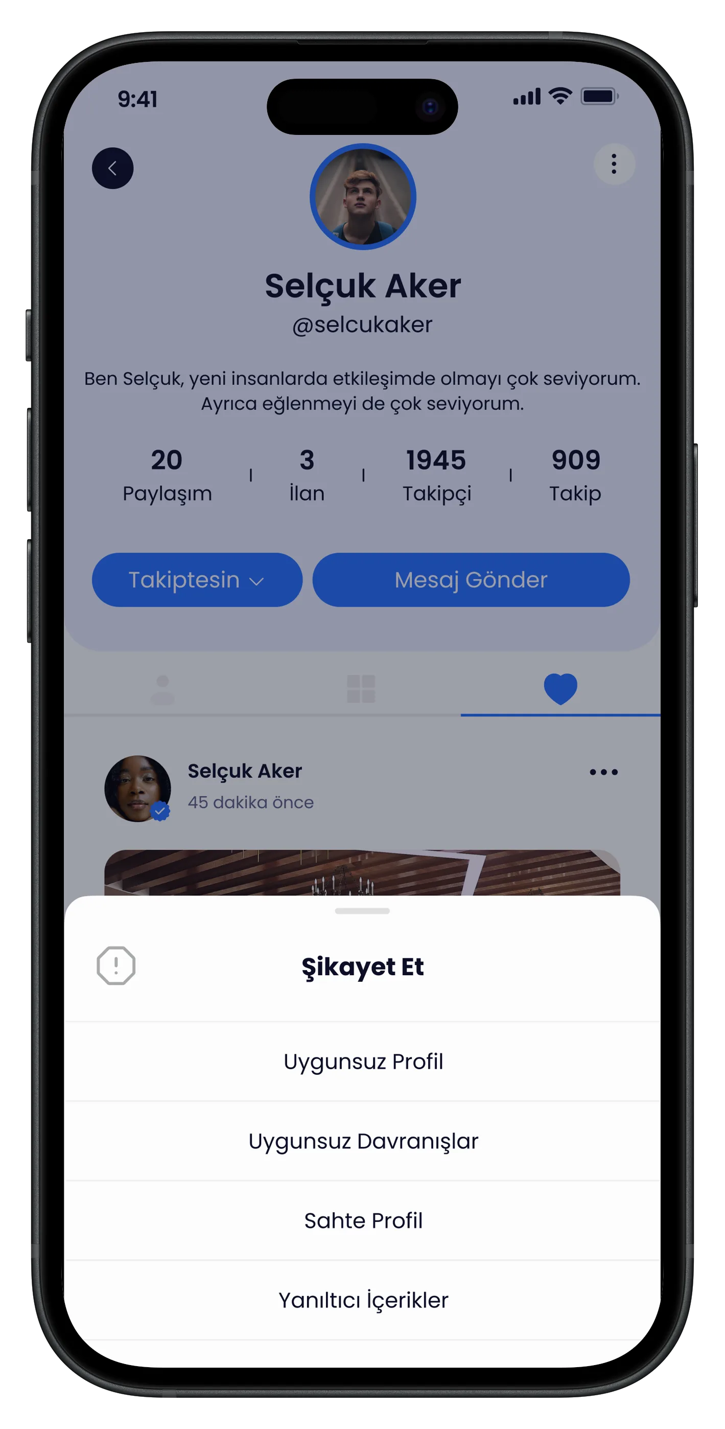 University Life Mobile App — tasarım 35