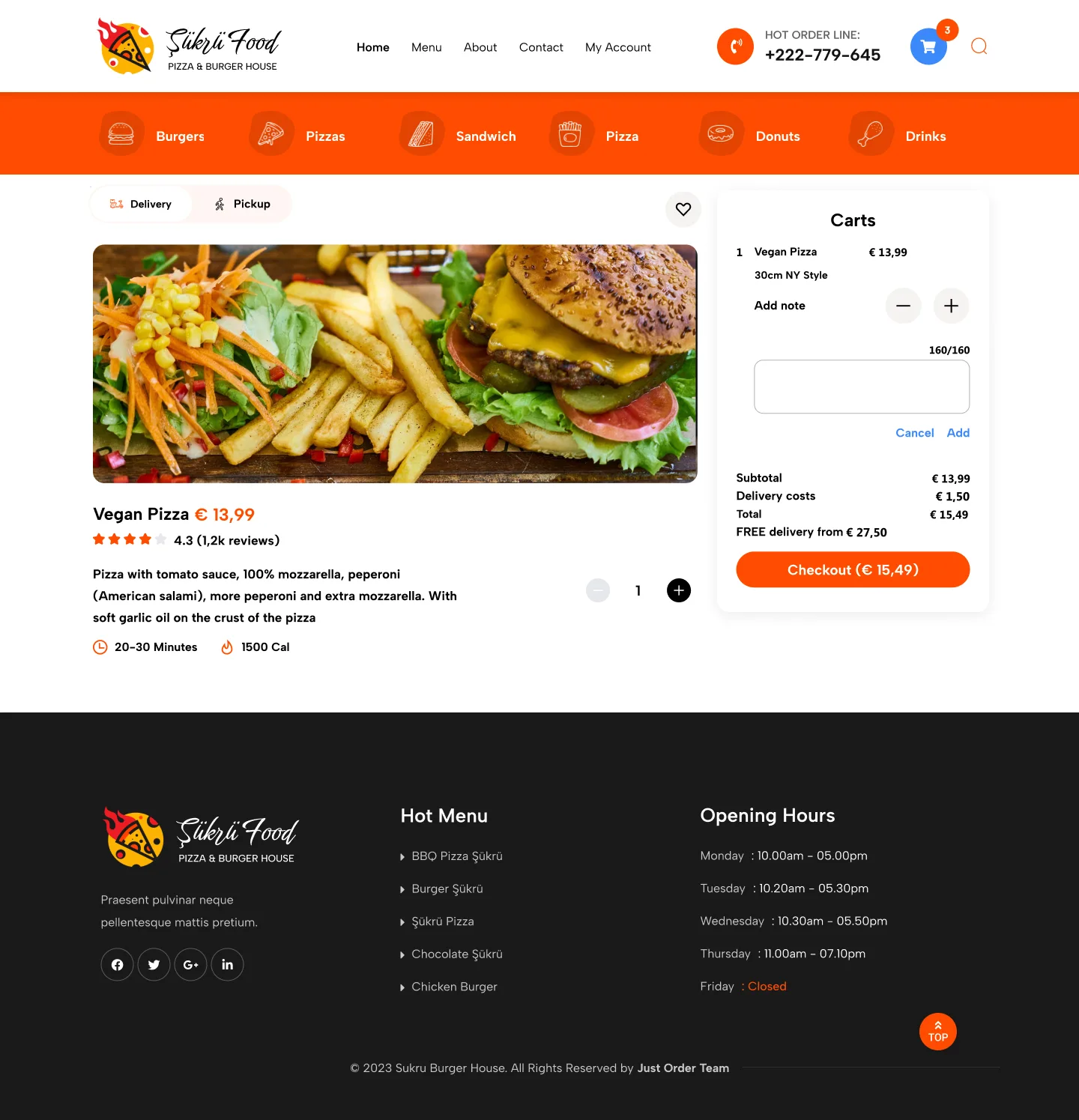 Food Order — tasarım 38