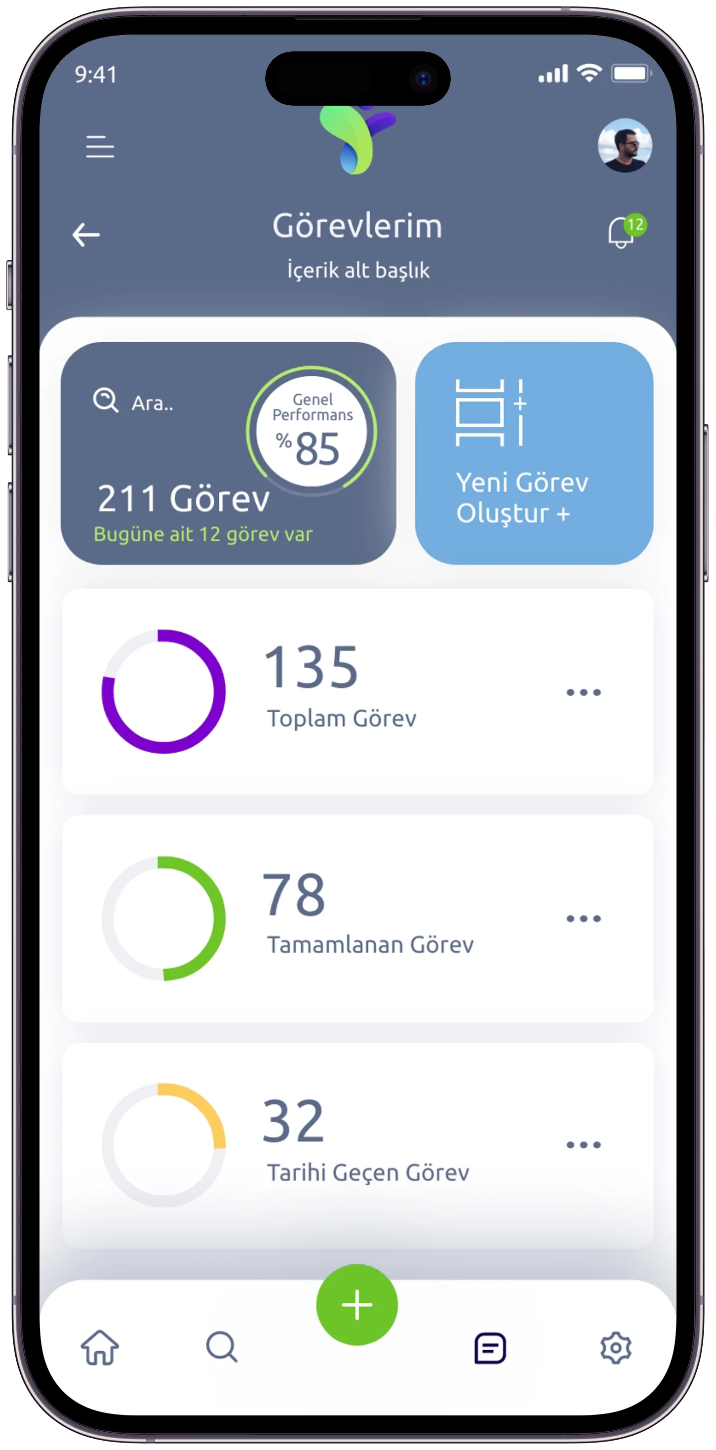 Patron Task App — tasarım 23