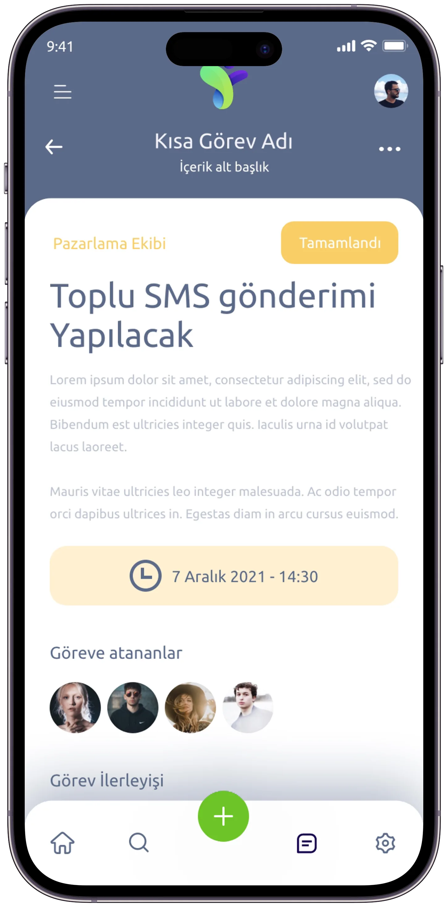 Patron Task App — tasarım 20