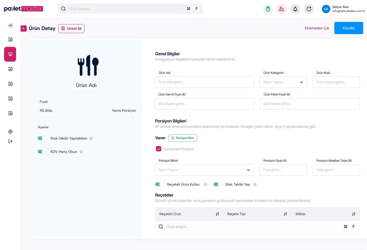 Order Tracking — tasarım 8