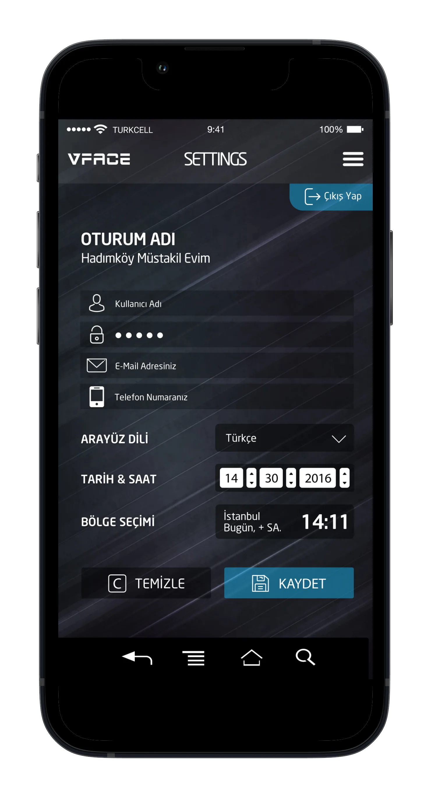 Smart Home App — tasarım 5