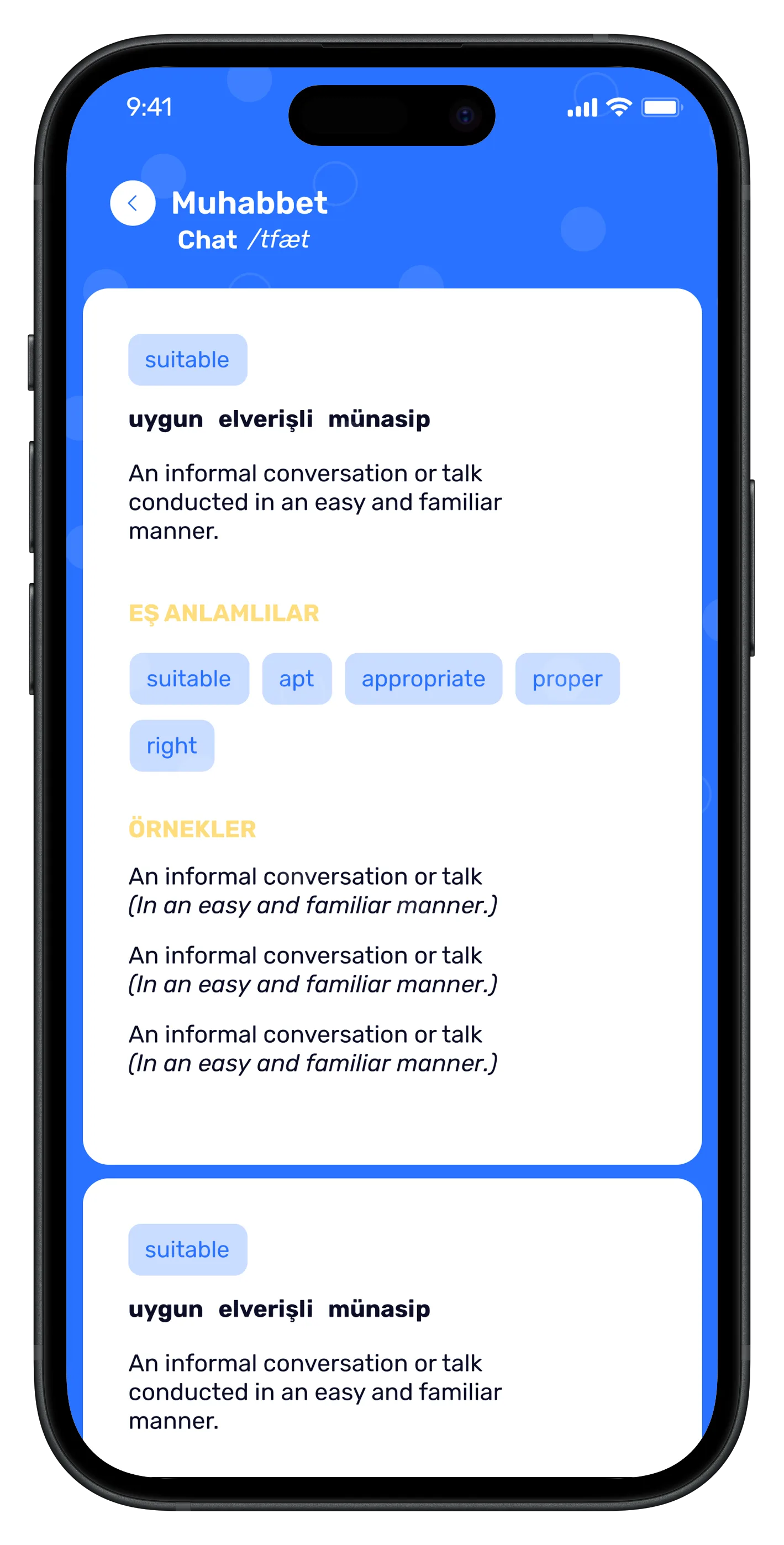 Learn English Mobile App — tasarım 19