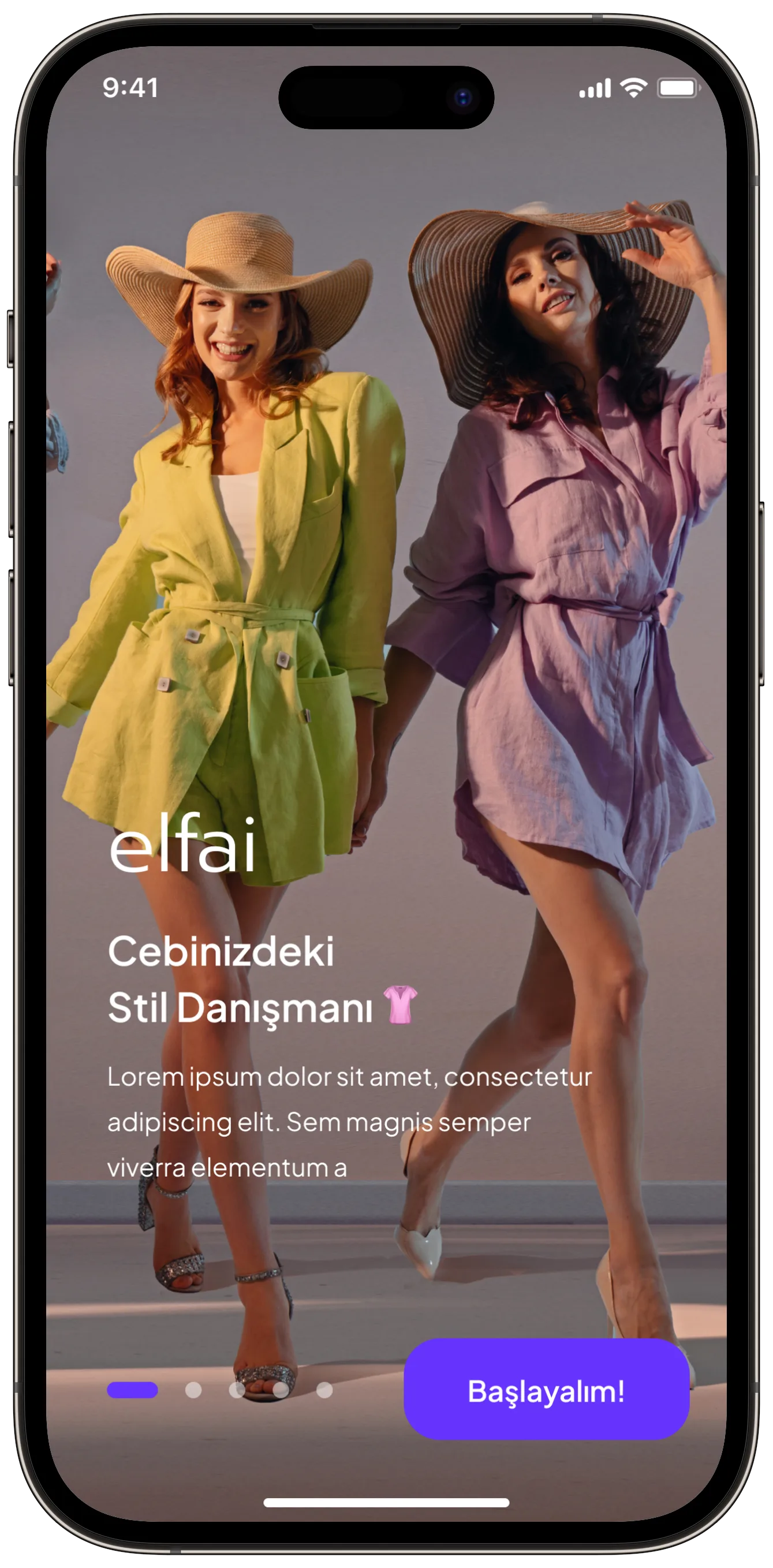 Fashion App — tasarım 4