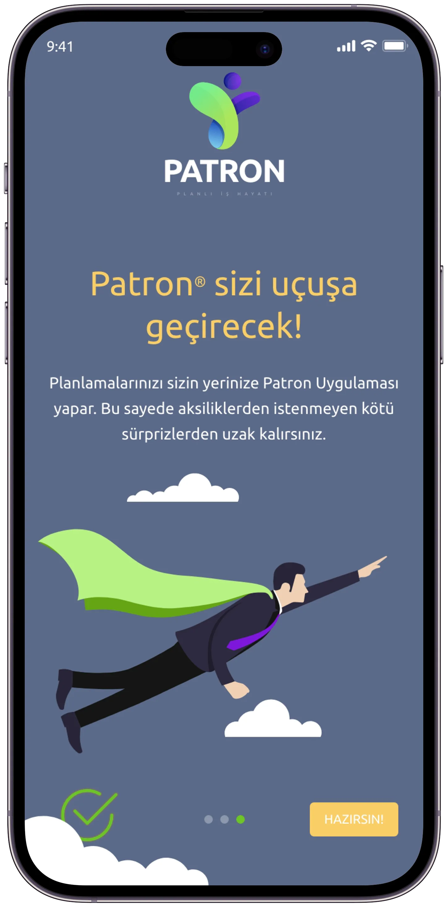 Patron Task App — tasarım 1