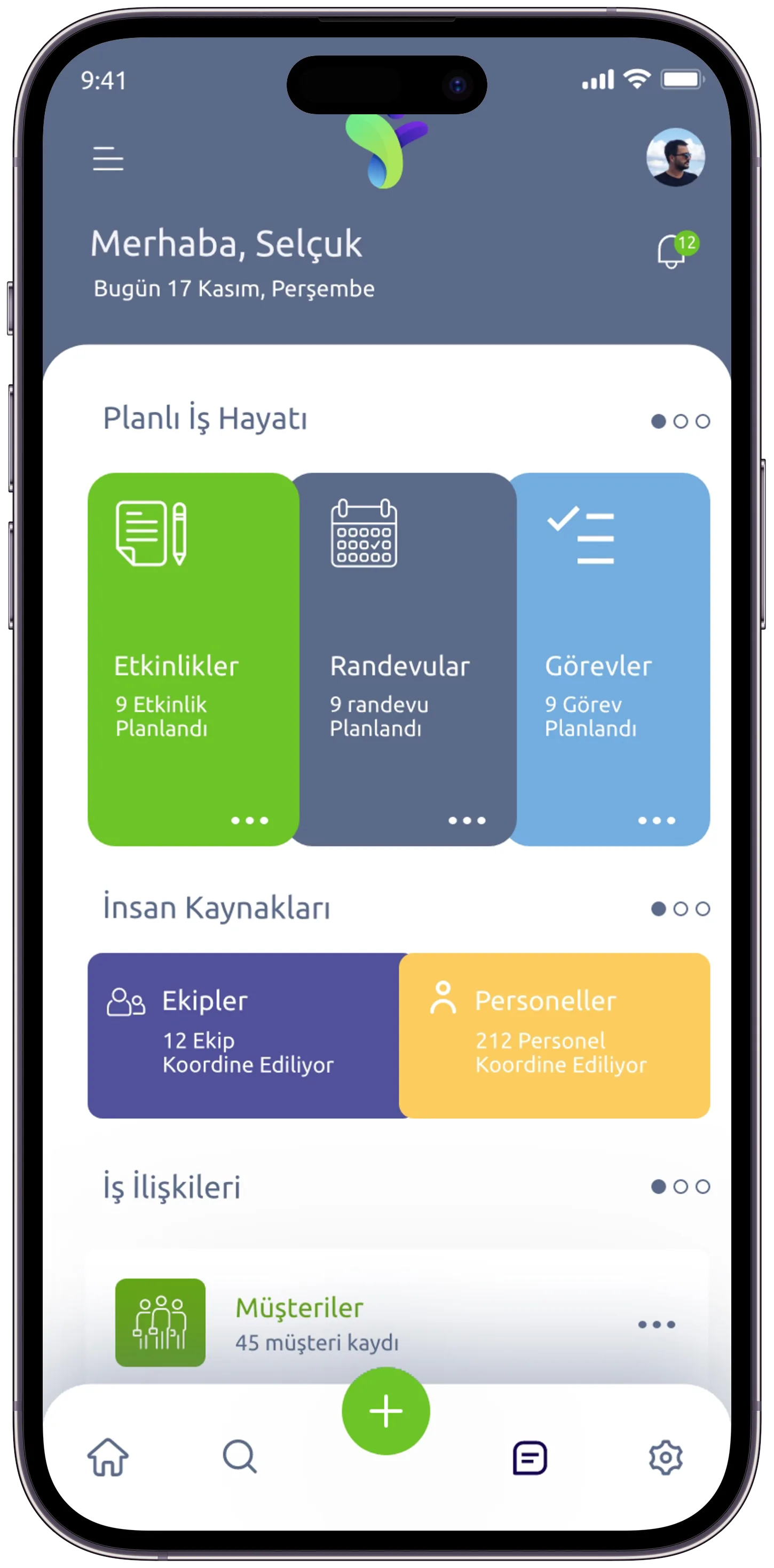 Patron Task App — tasarım 6