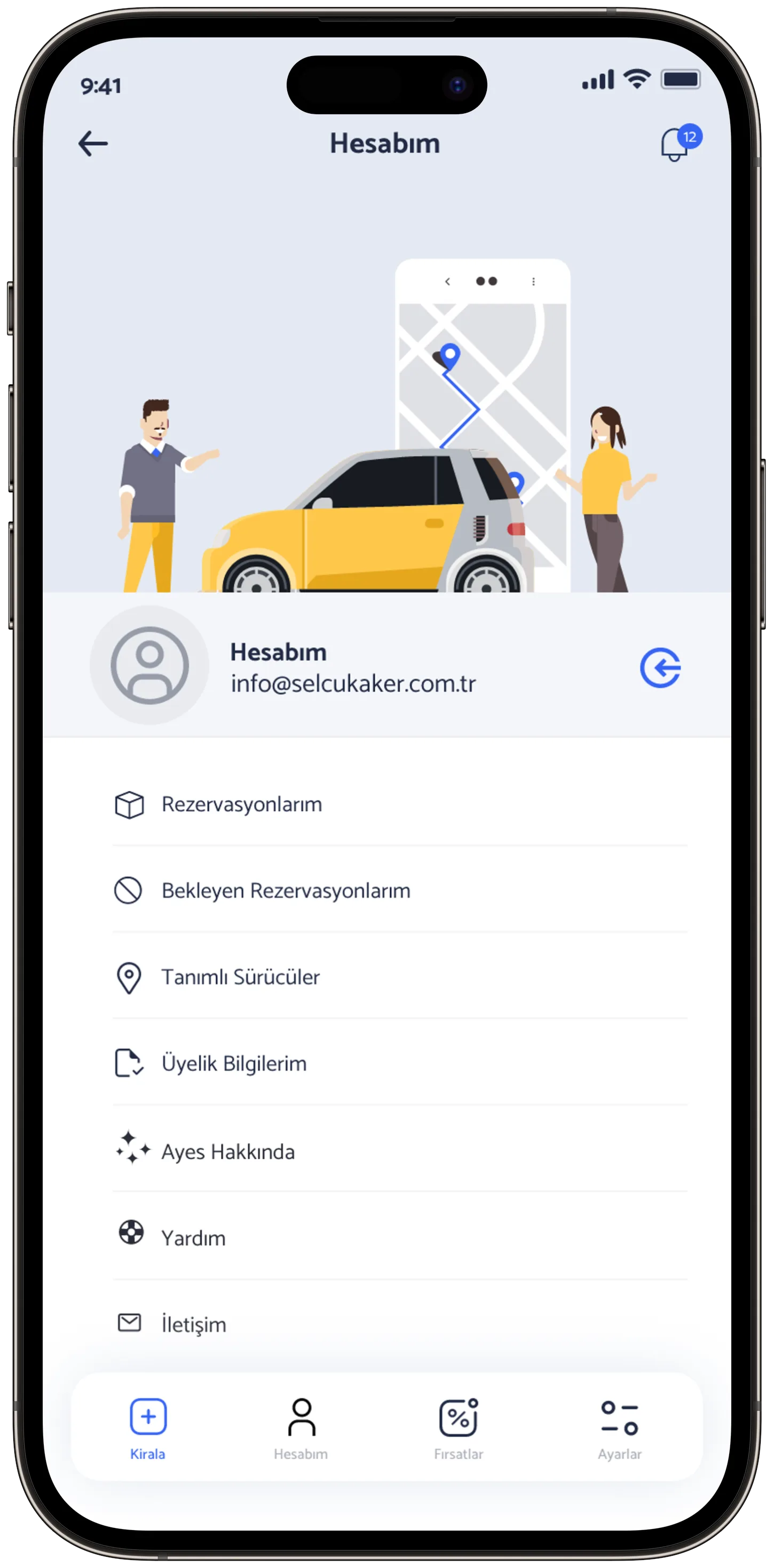 Ayes Rent A Car — tasarım 19