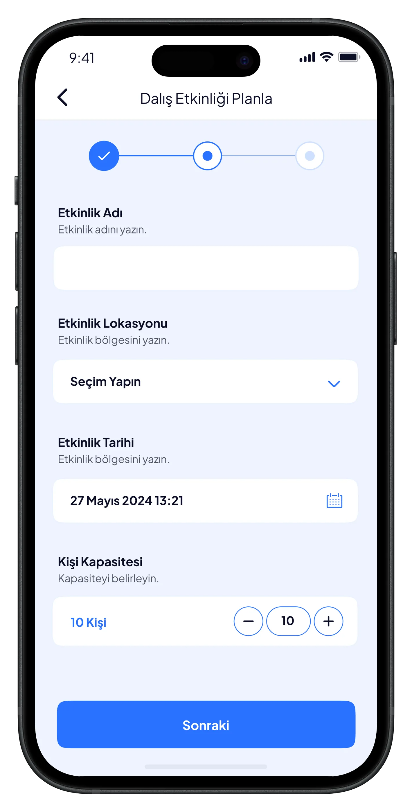Scuba Diving Mobile App — tasarım 8