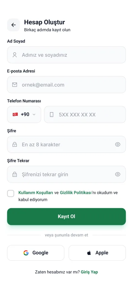 Clean Lab App — tasarım 42