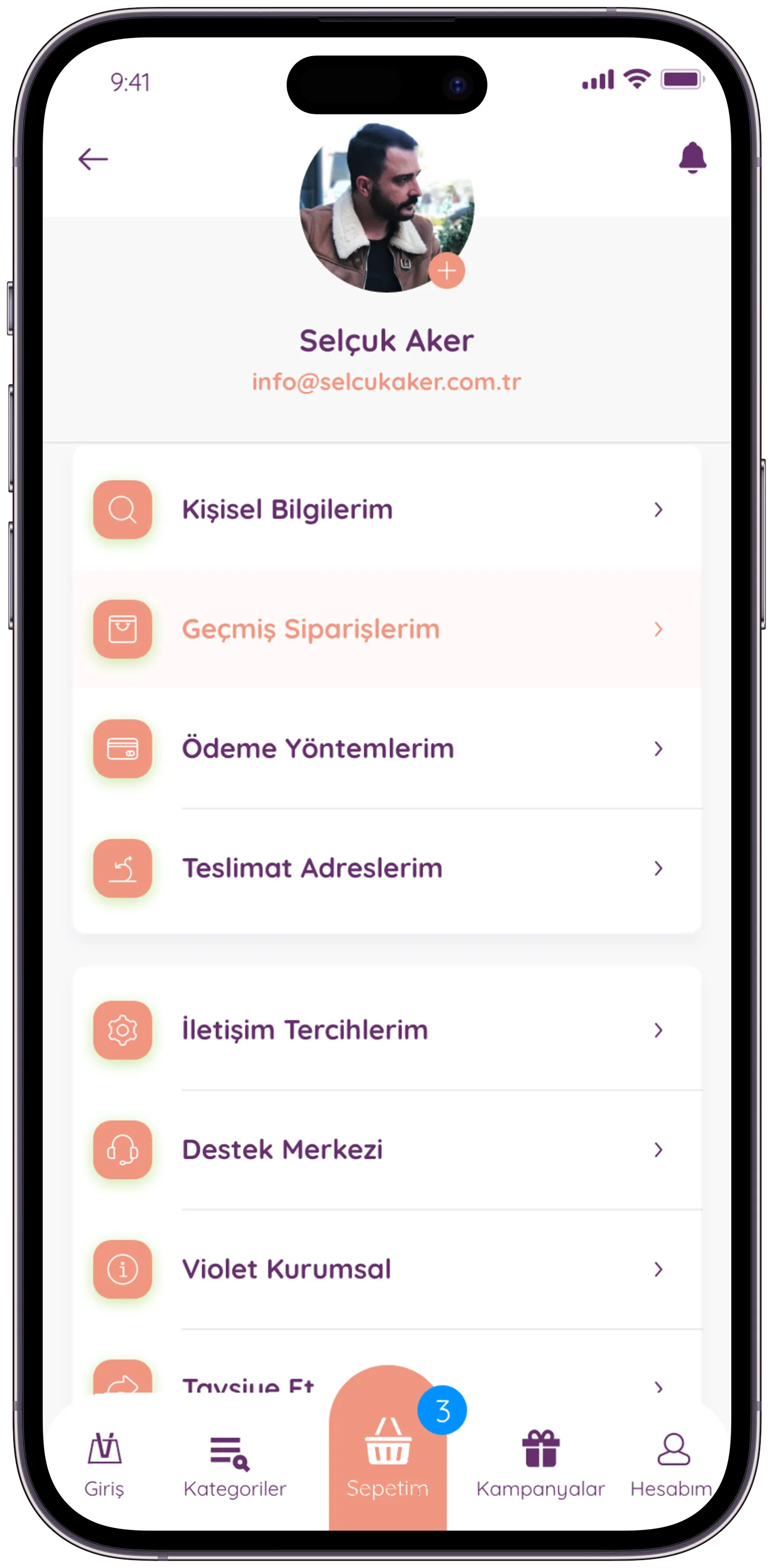Violet MarketPlace — tasarım 11