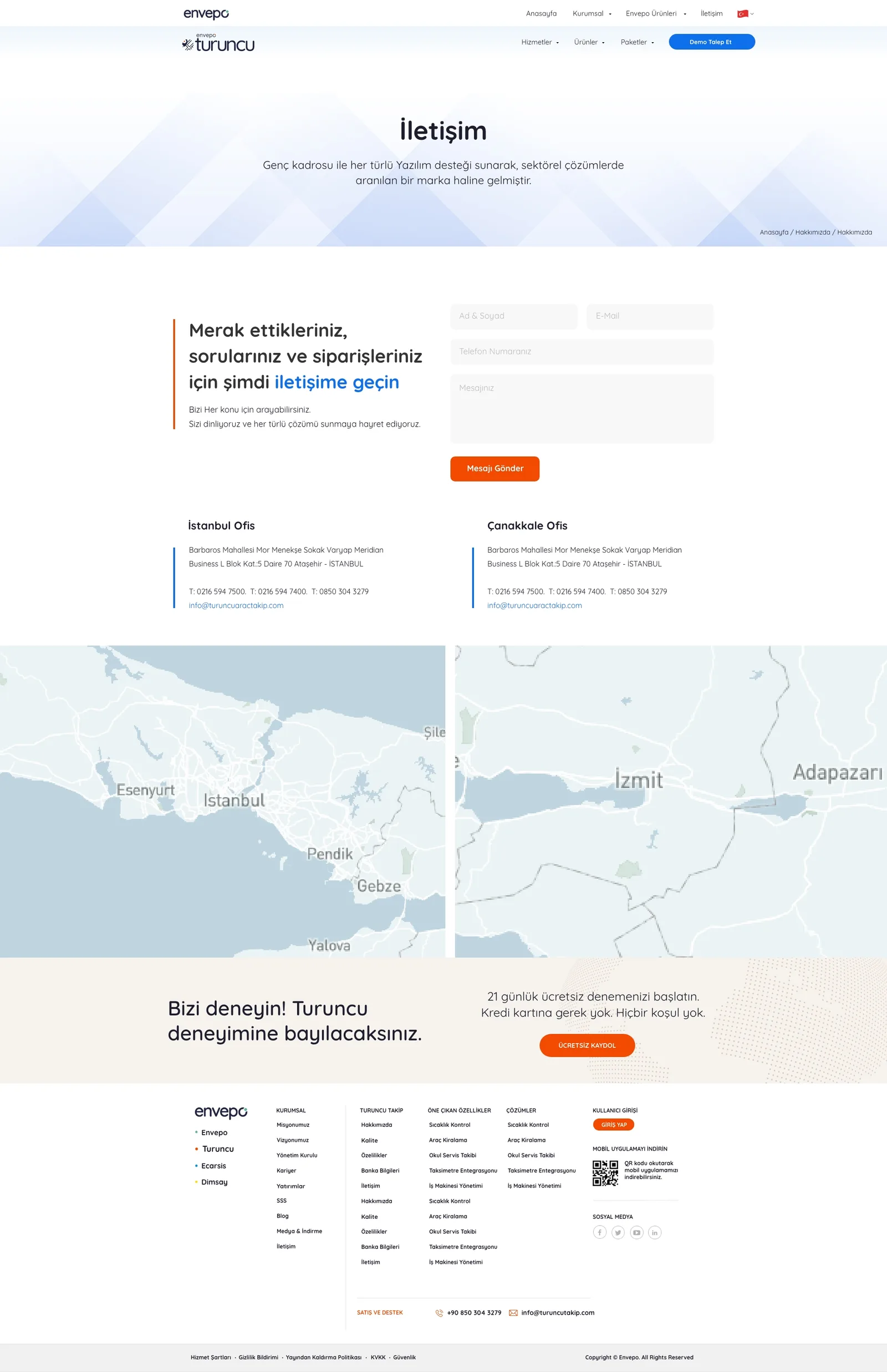 Turuncu Takip — tasarım 2