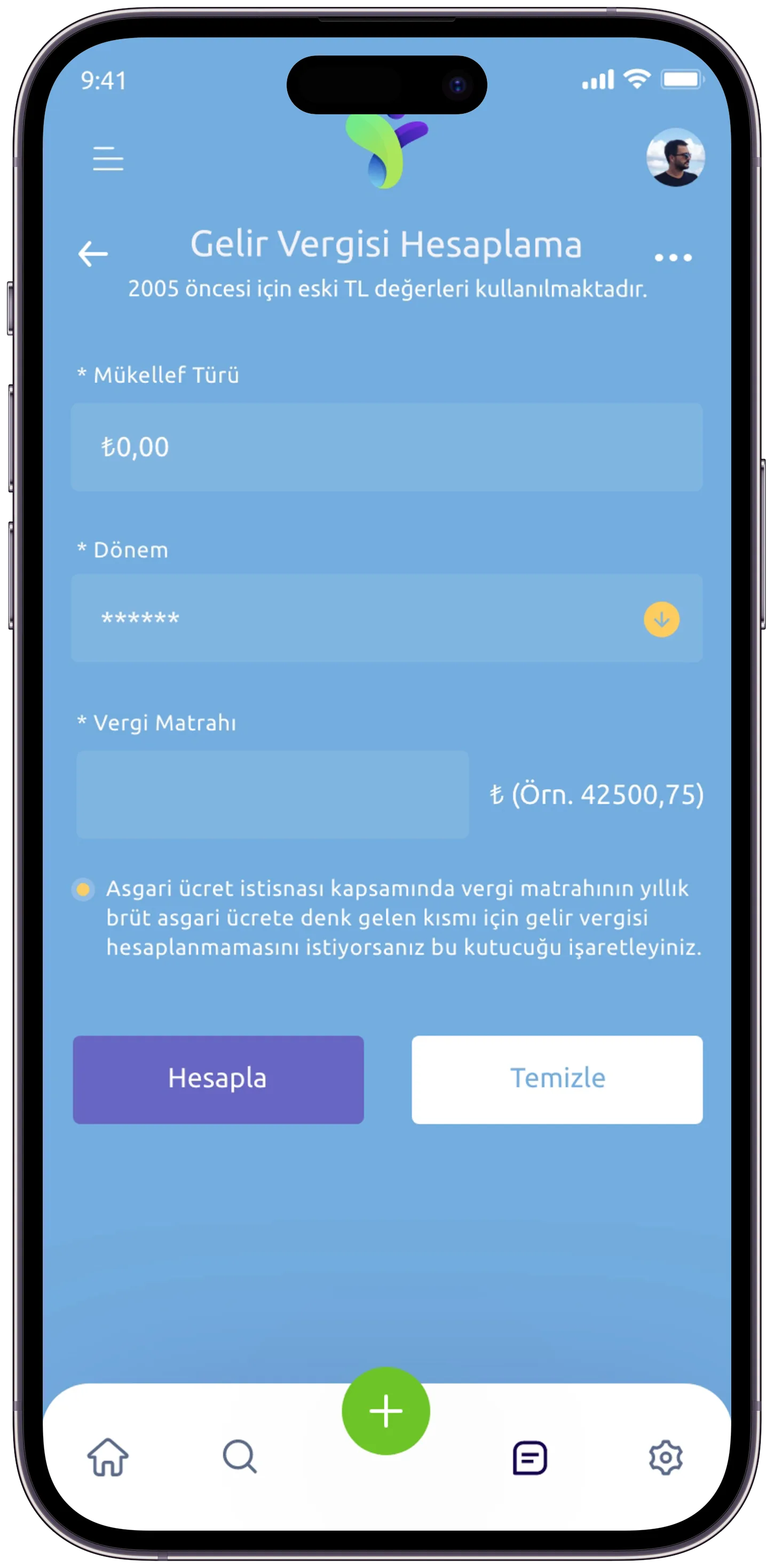 Patron Task App — tasarım 18
