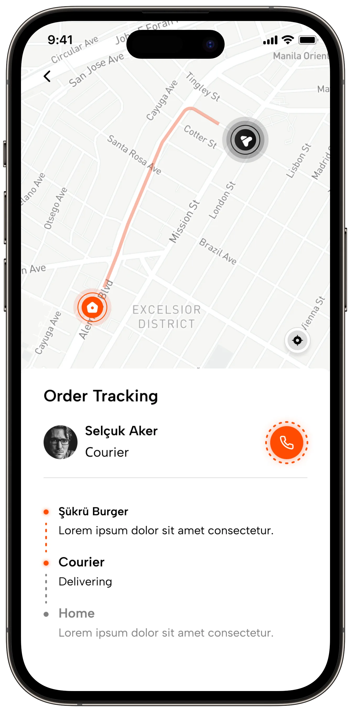 Food Delivery — tasarım 36