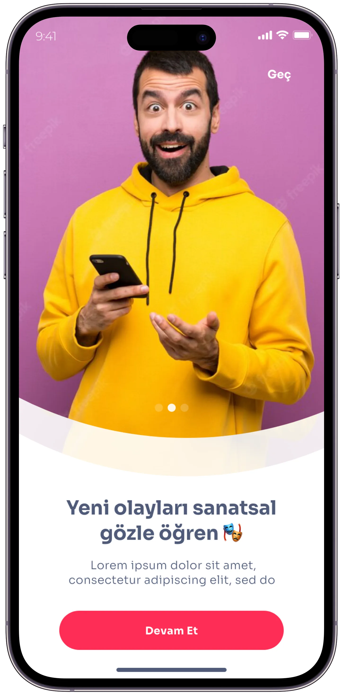 Wannart Social App — tasarım 2