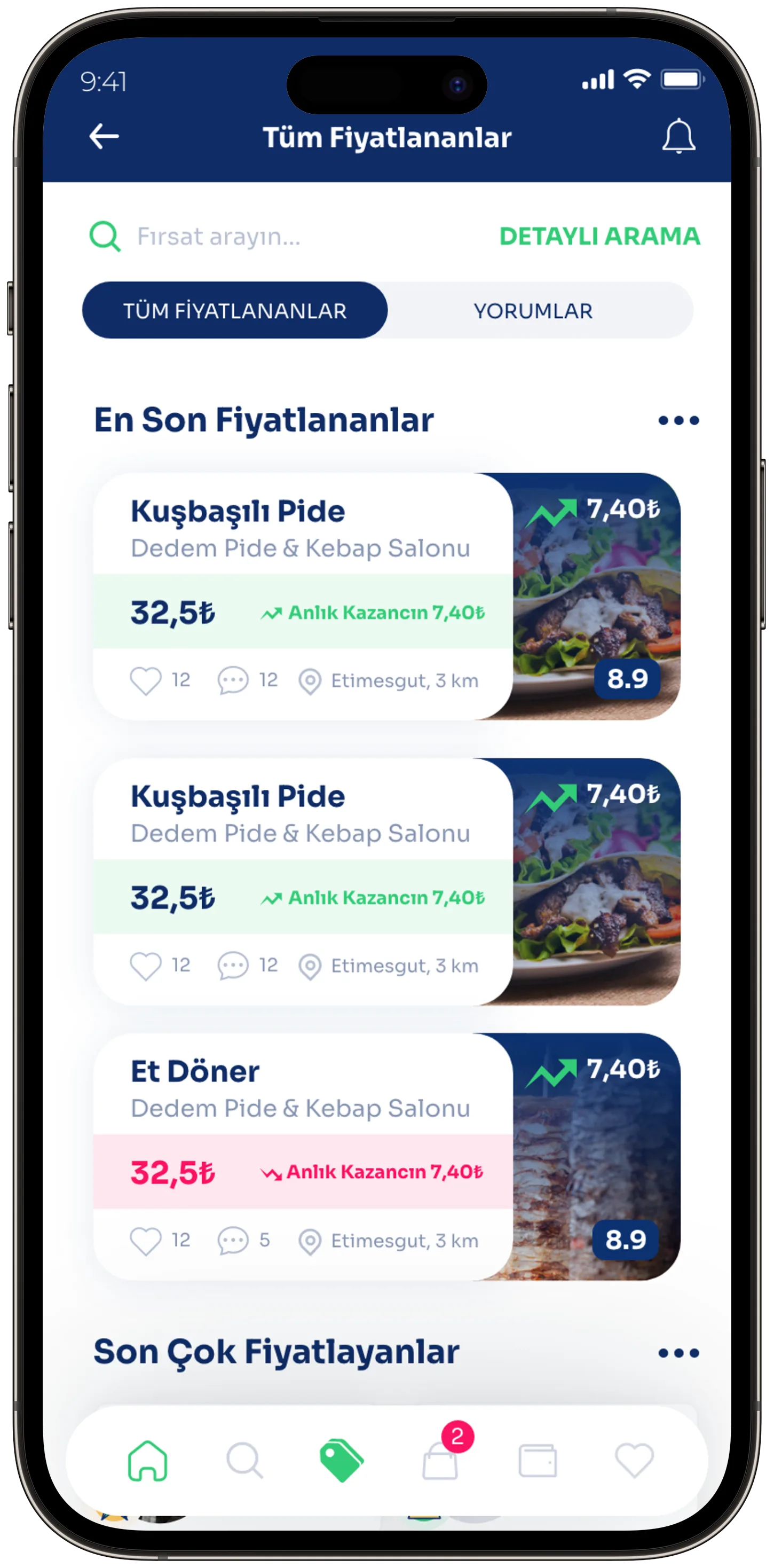 Fiyatla App — tasarım 18