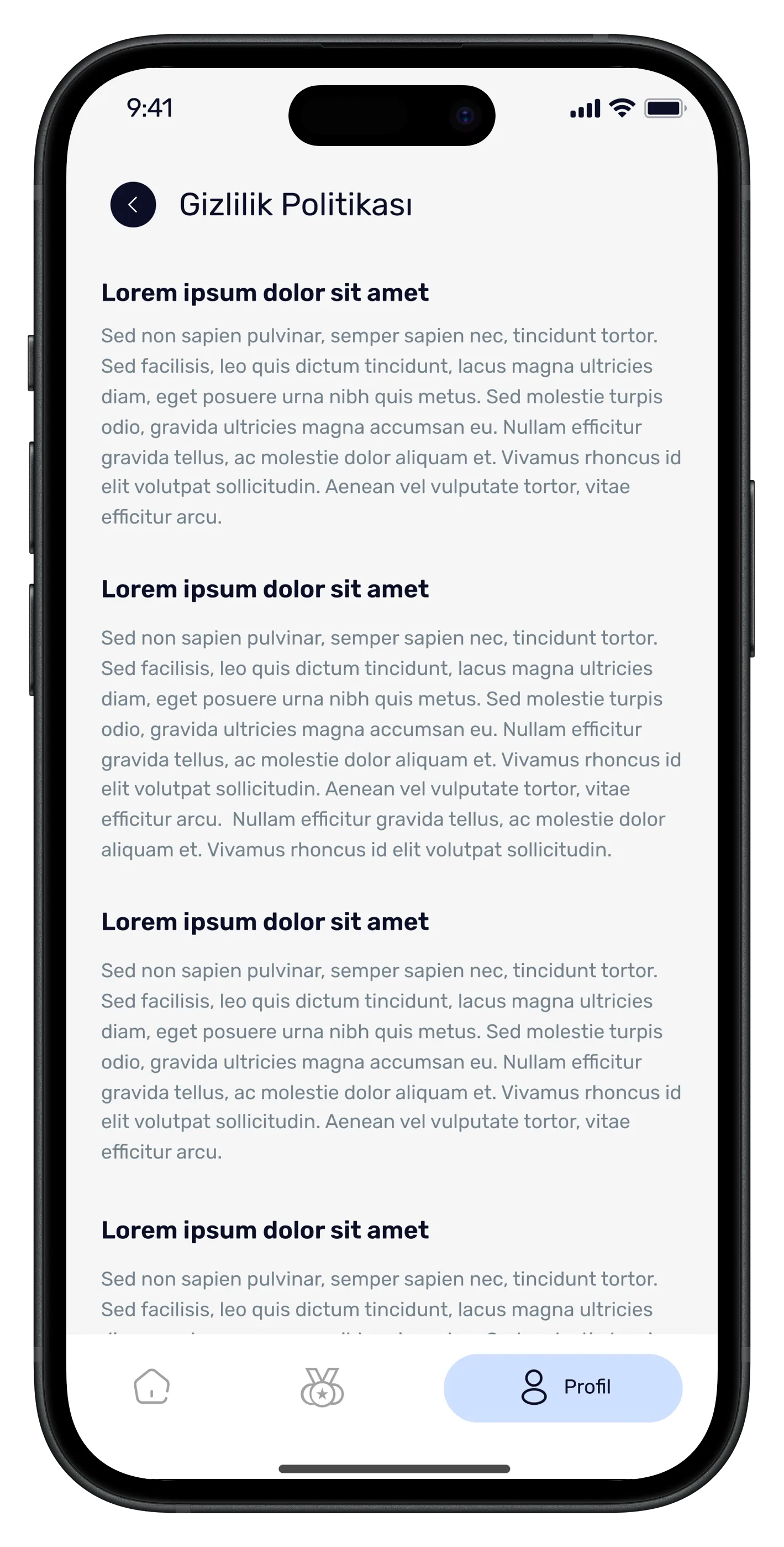 Learn English Mobile App — tasarım 7