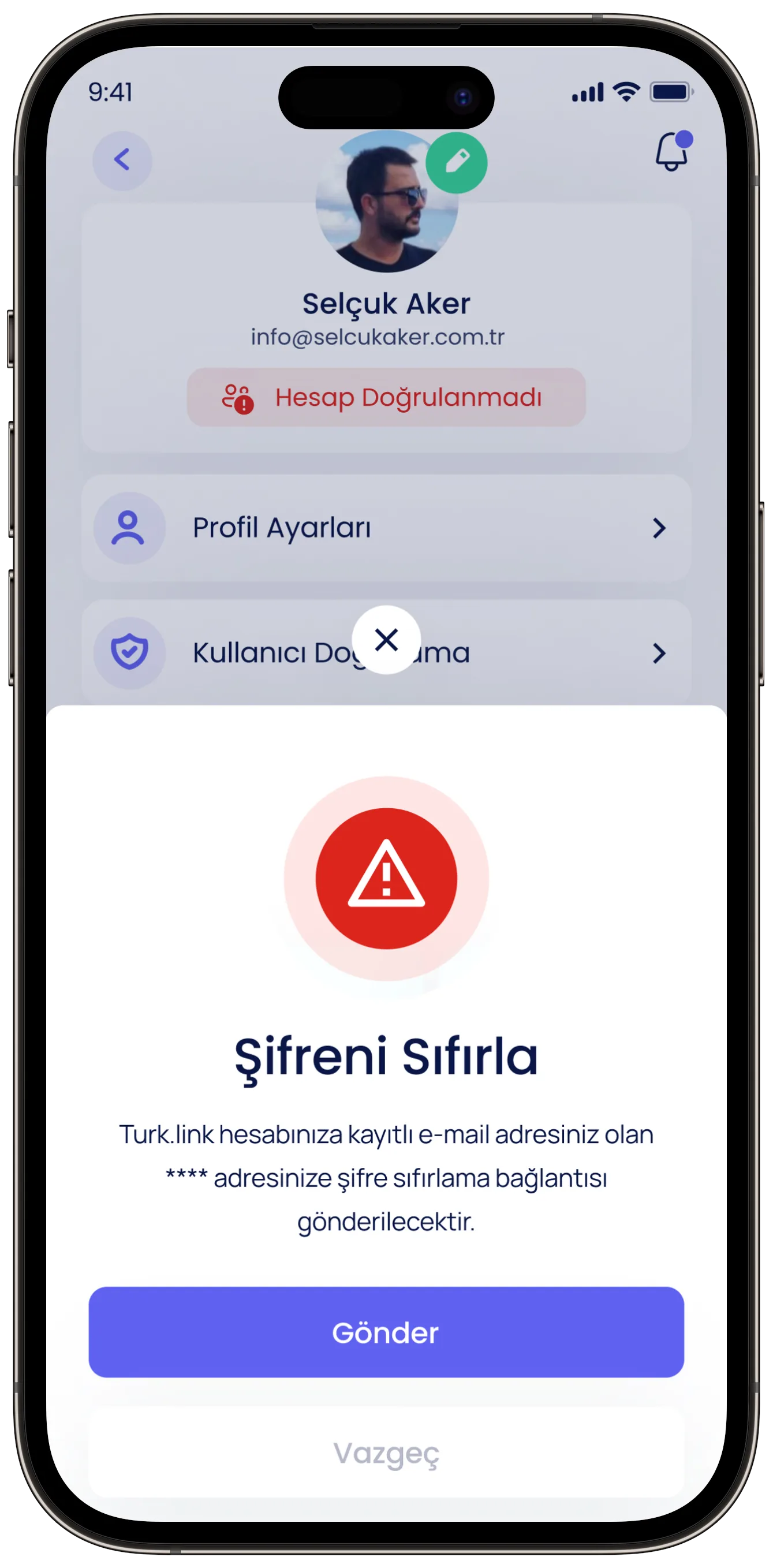 Real Estate App — tasarım 40