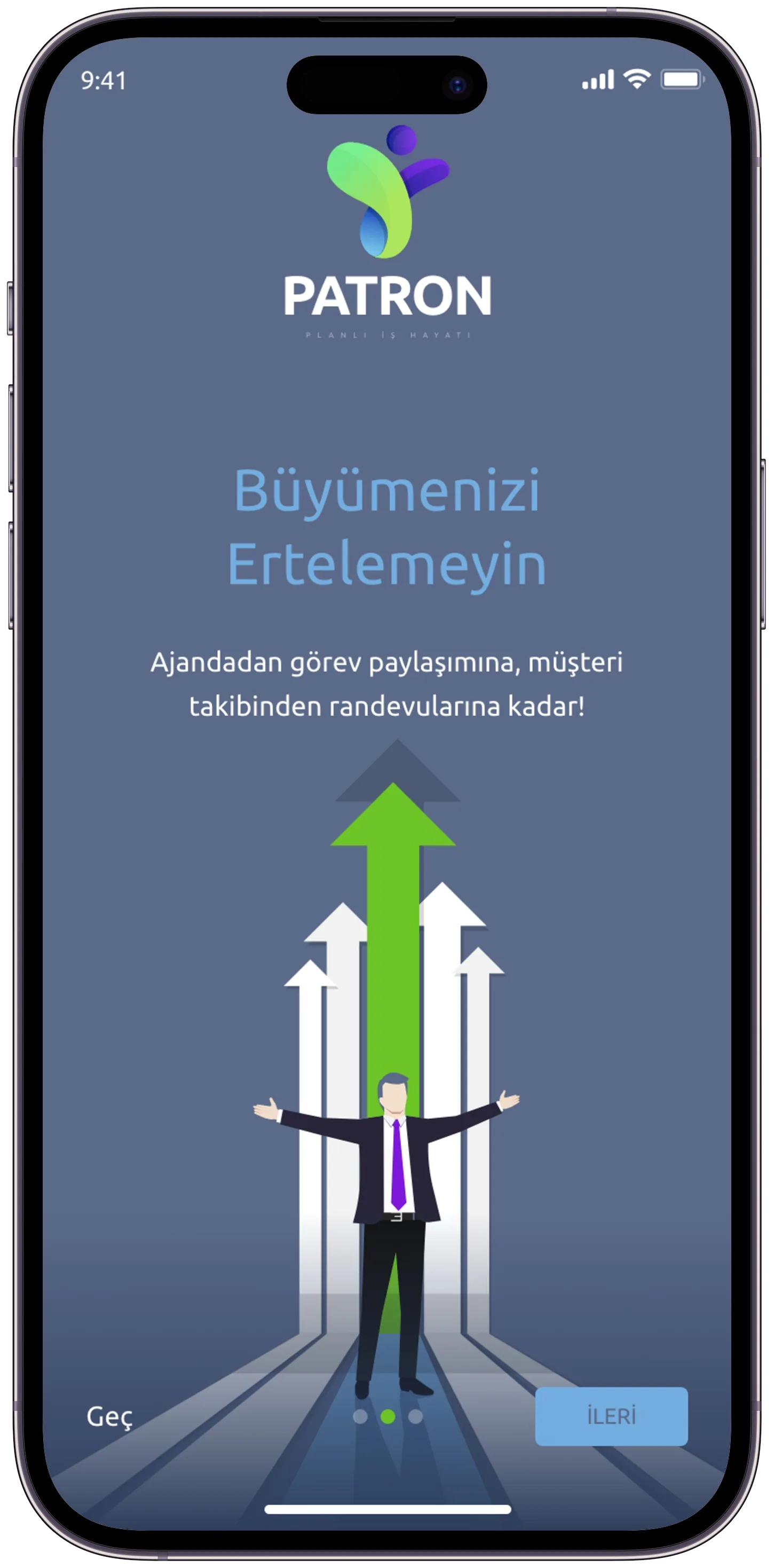 Patron Task App — tasarım 3