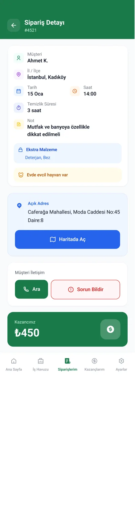 Clean Lab App — tasarım 122