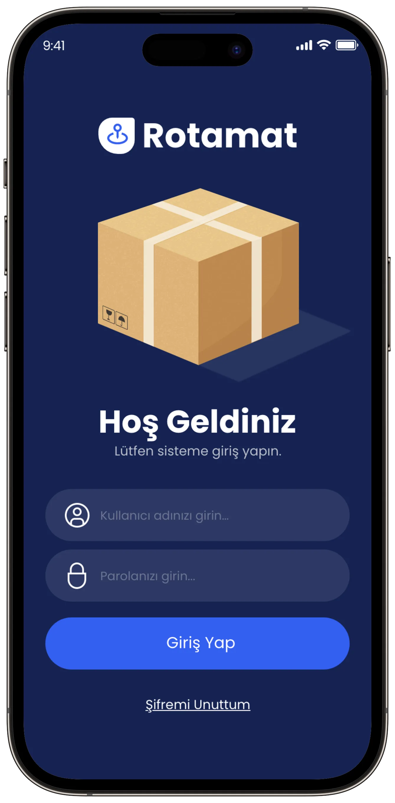 Rotamat App — tasarım 4