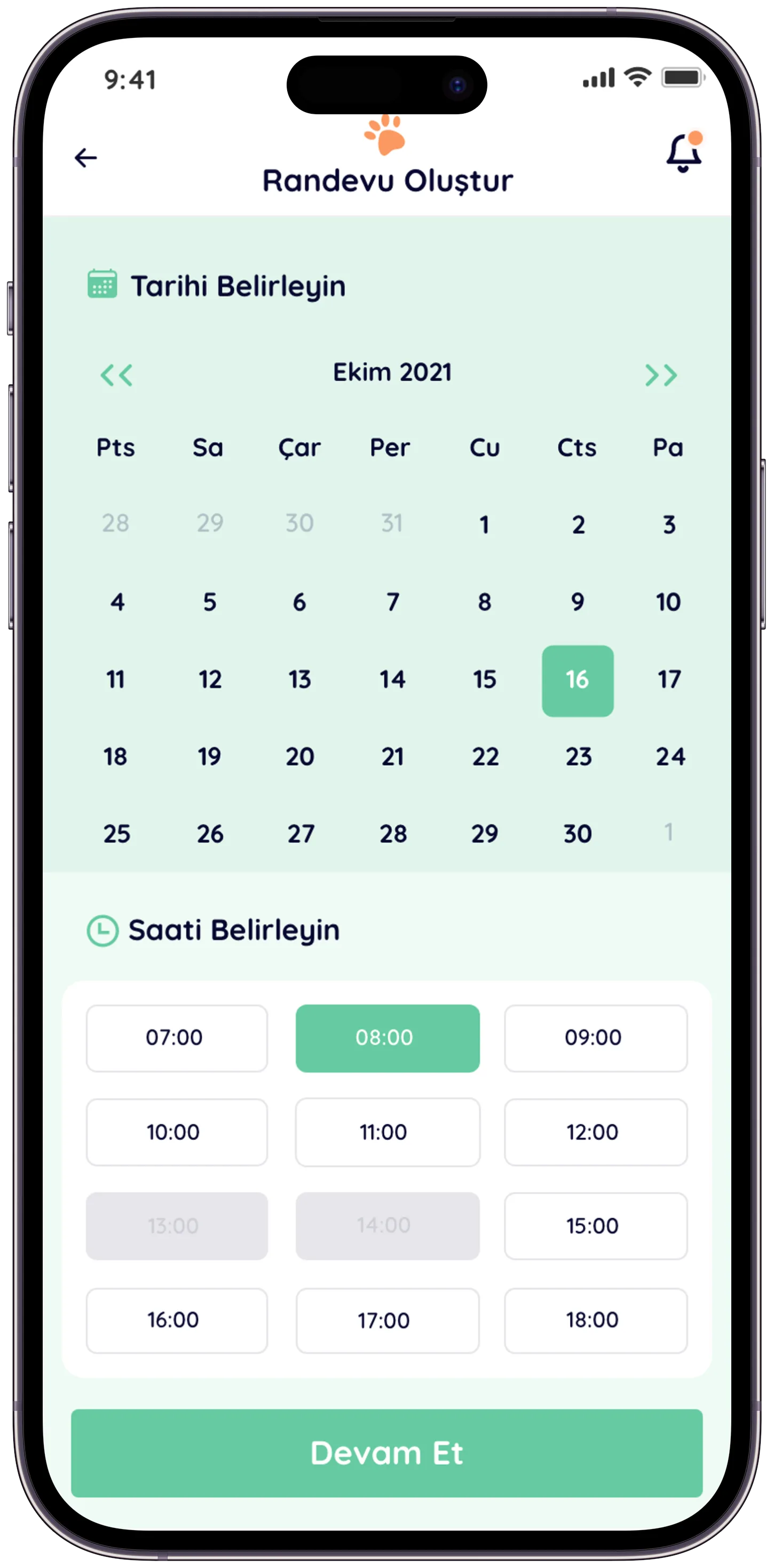 Pawla Pet App — tasarım 45