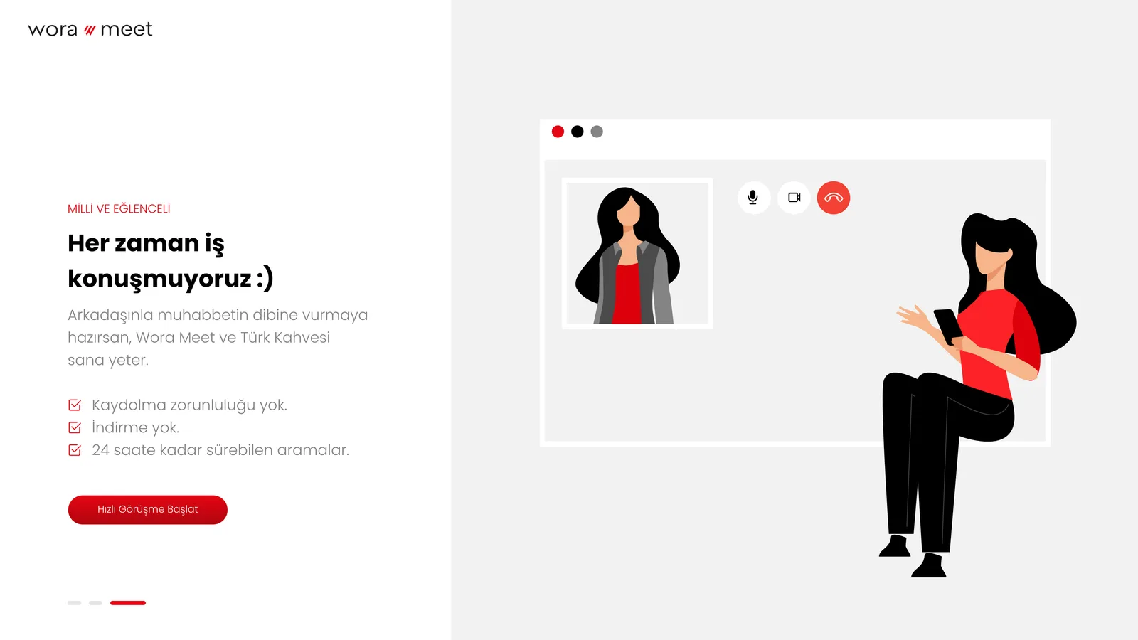 Wora Online Meet — tasarım 3