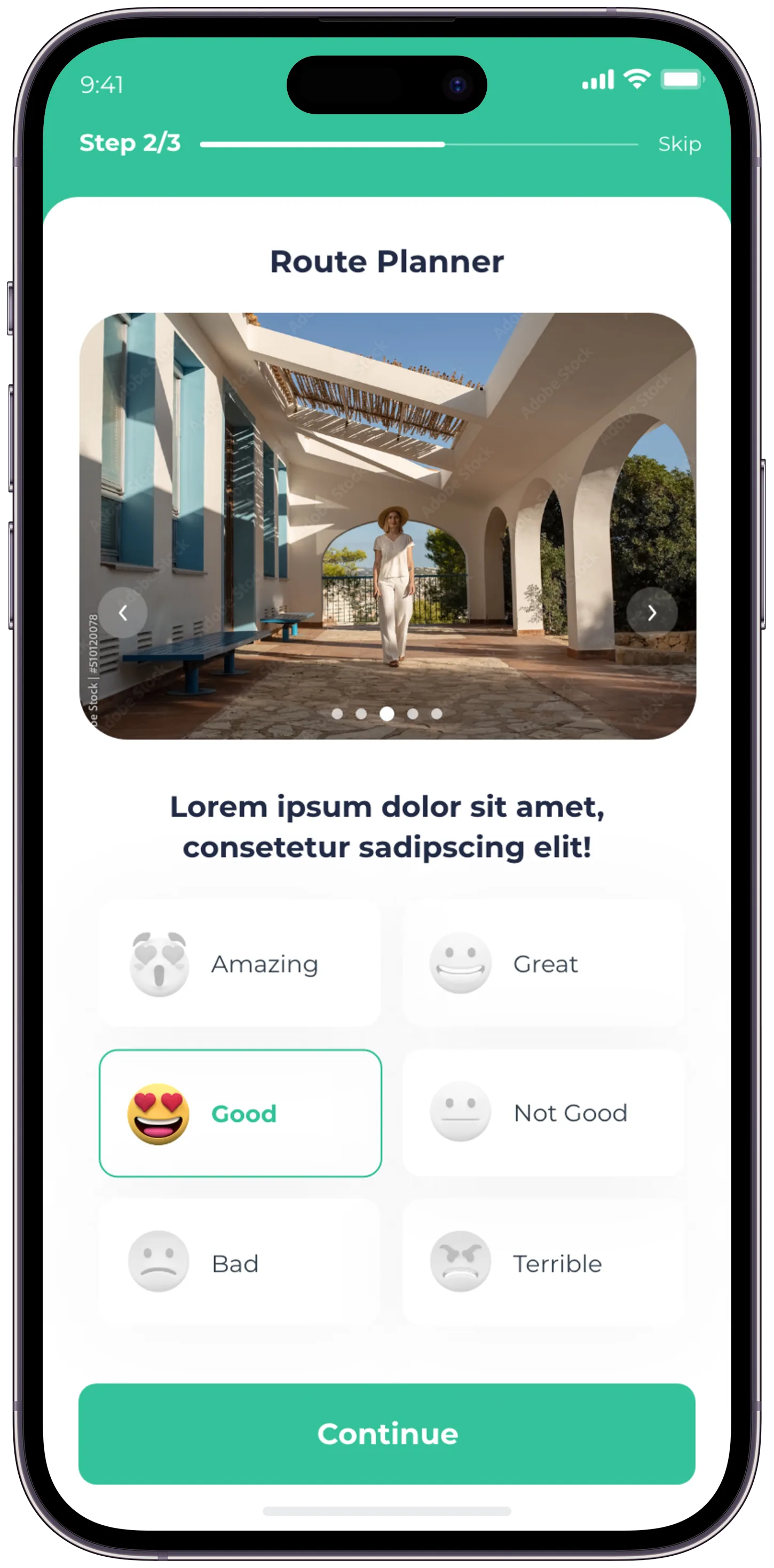 Plavel Tourism App — tasarım 5