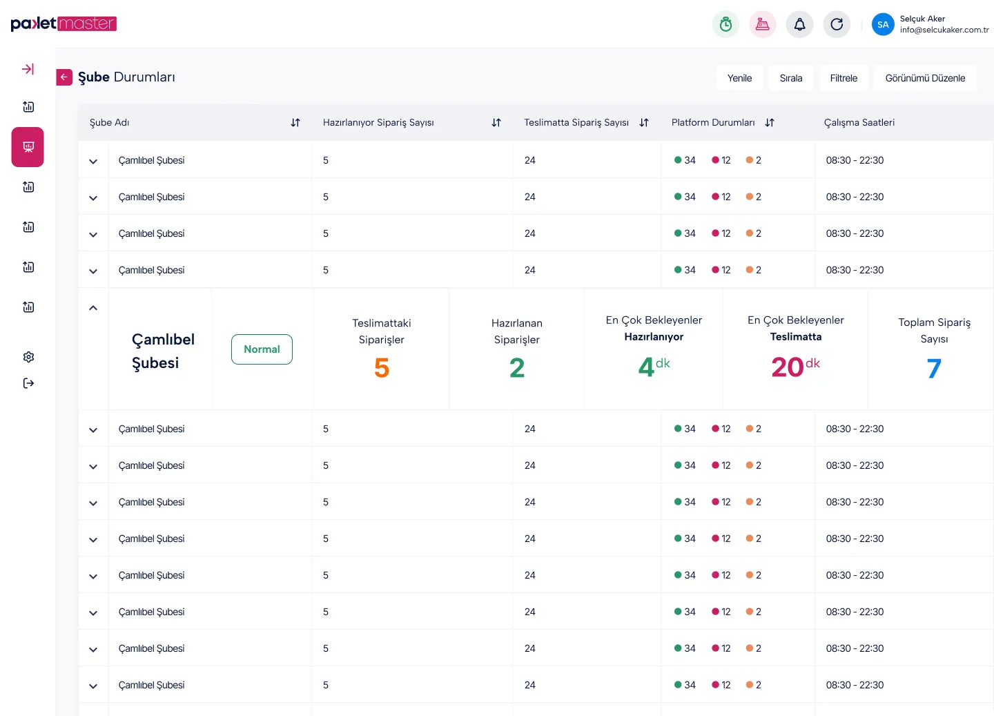 Order Tracking — tasarım 33