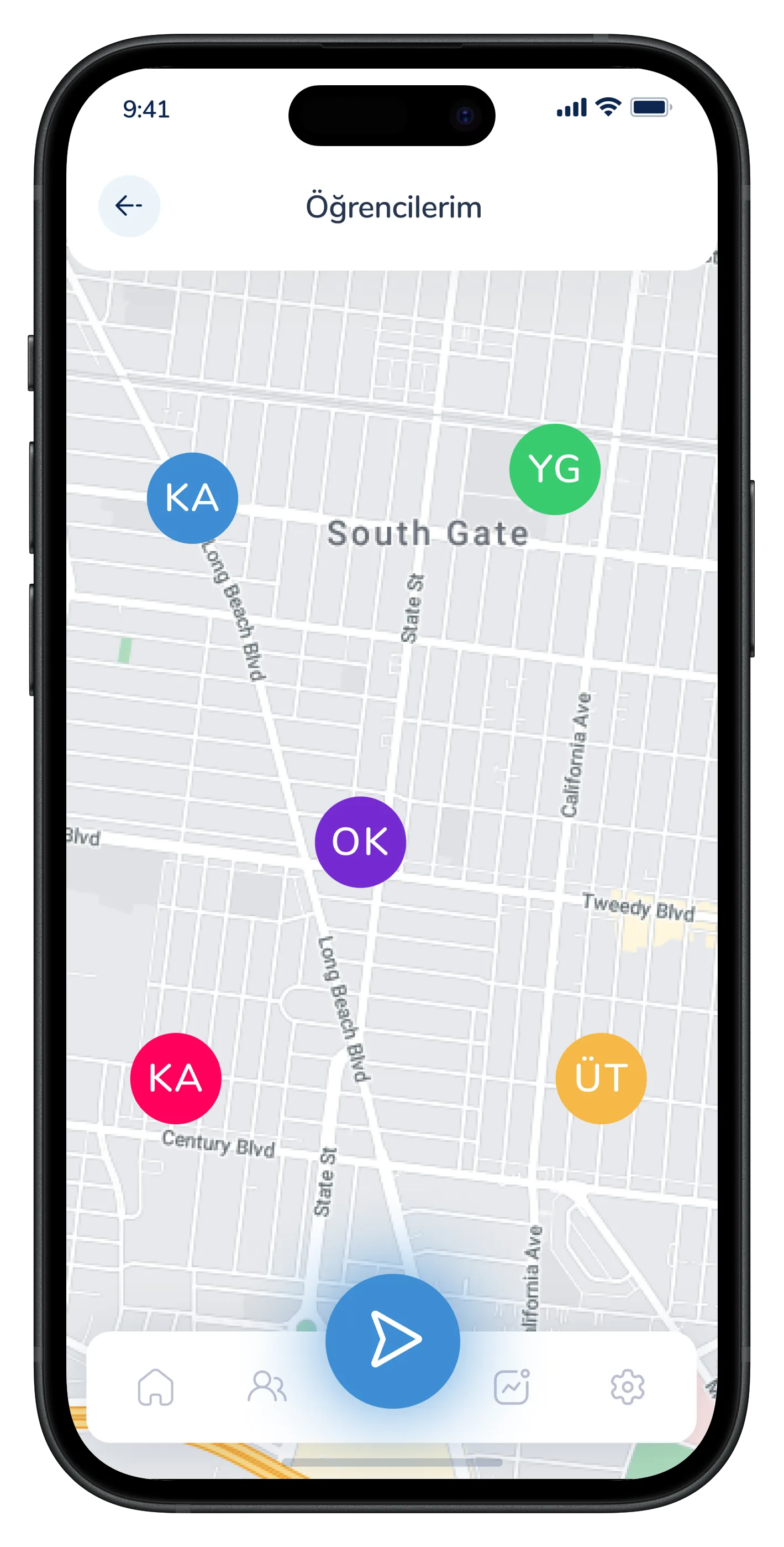 Parent & Student Mobile App — tasarım 4