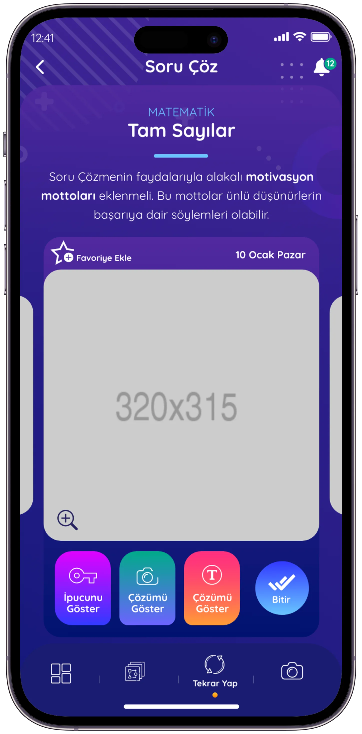 Soru Defteri Q&A App — tasarım 23