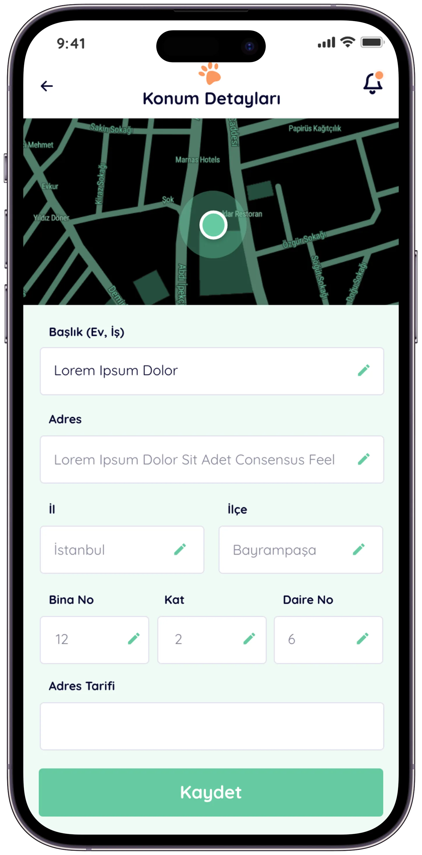 Pawla Pet App — tasarım 22