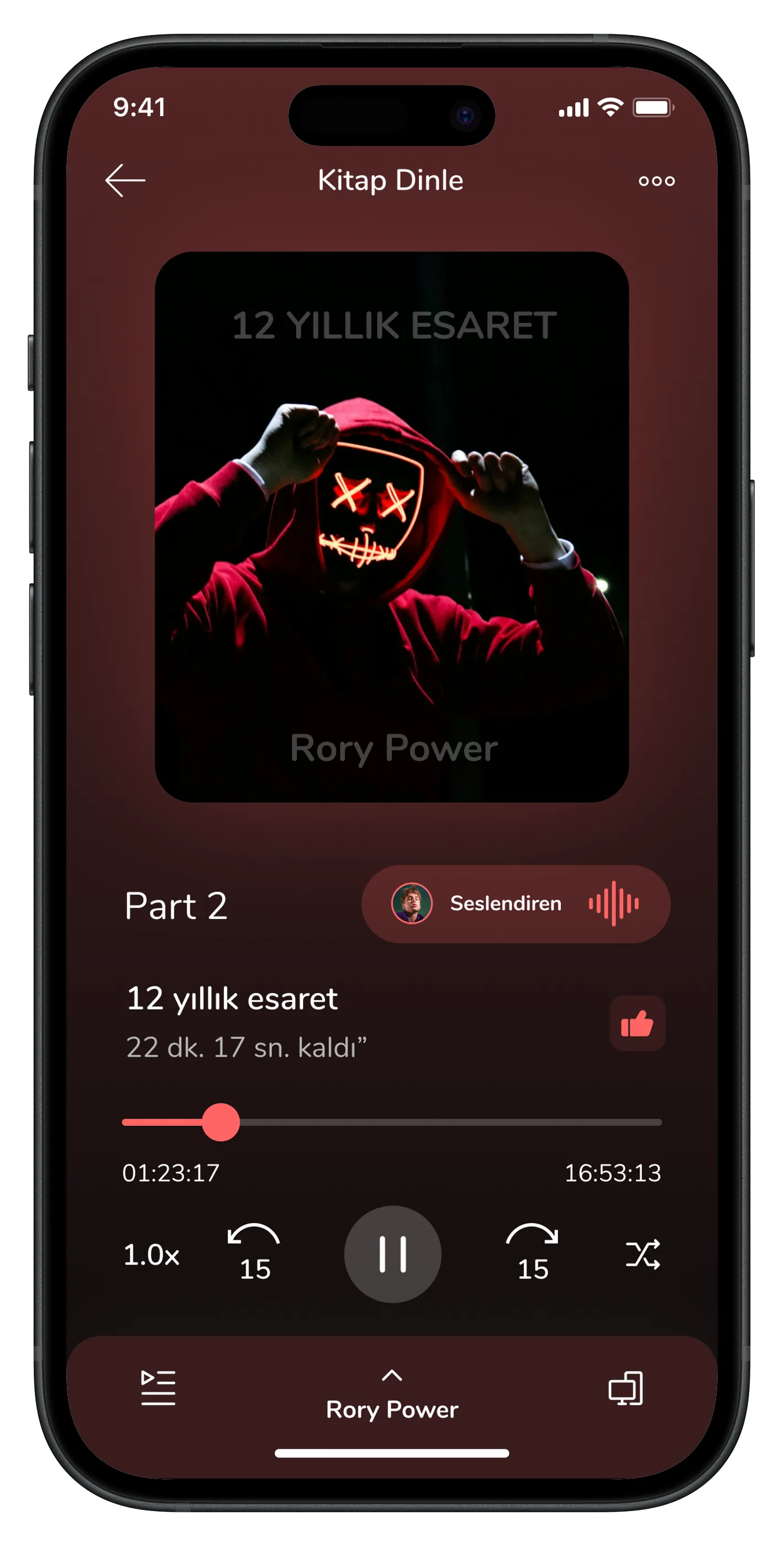 Voice Book Mobile App — tasarım 3