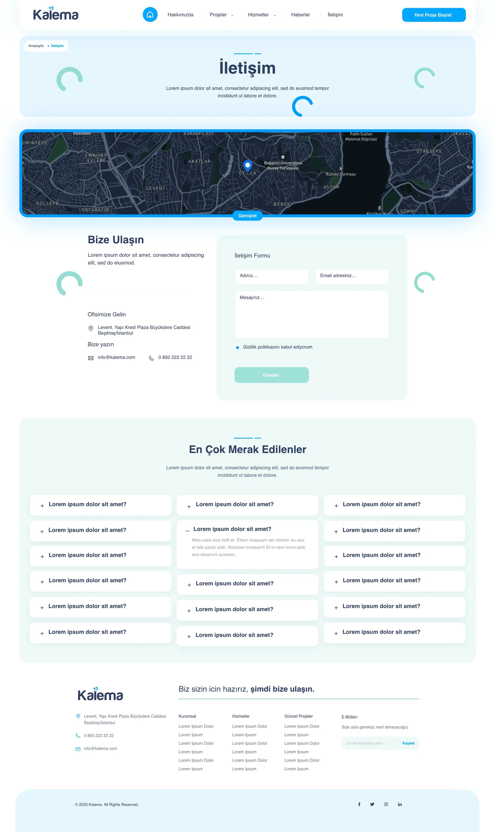 Agency Website — tasarım 10