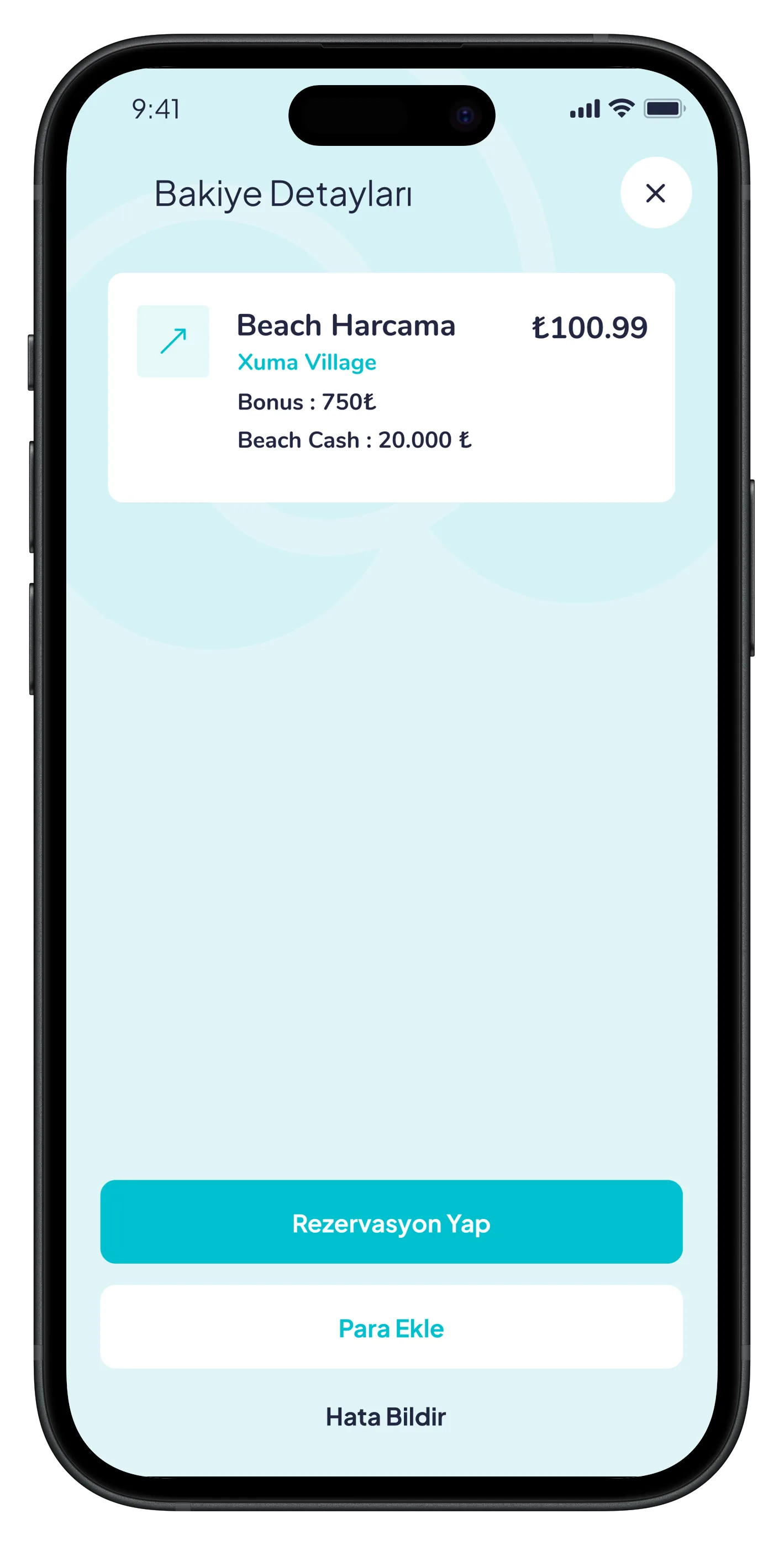 Go Beach Mobile App — tasarım 40